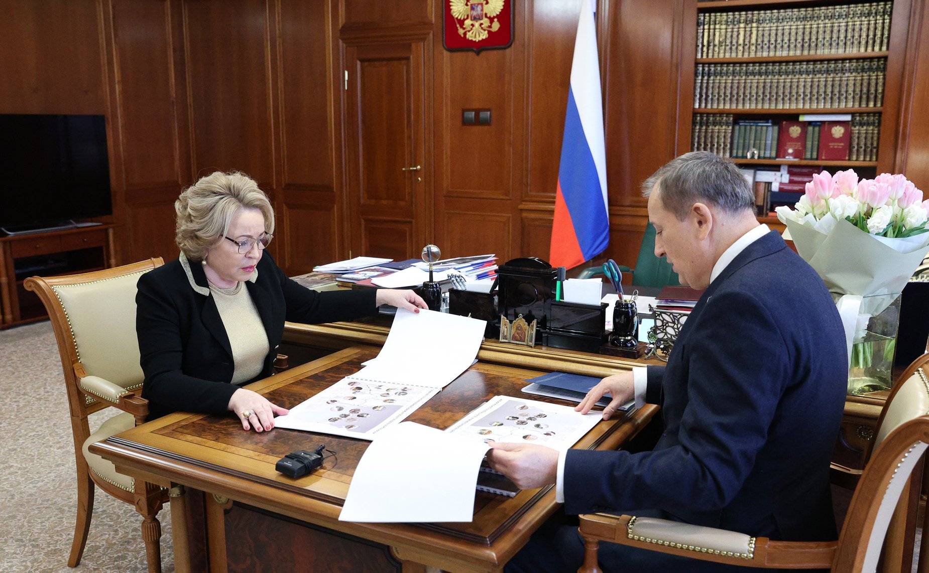 Встреча Председателя Совета Федерации Валентины Матвиенко с высшими должностными лицами Ленинградской области