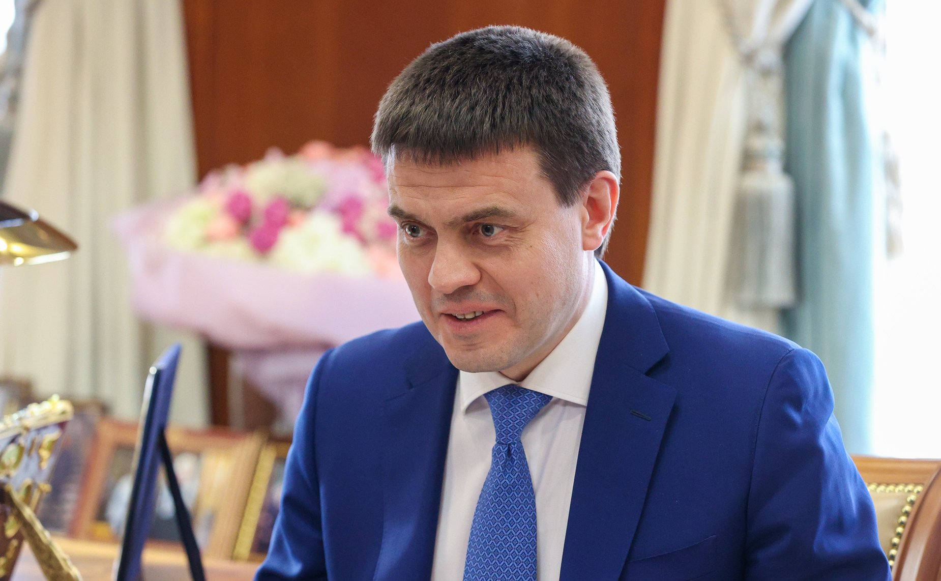 Встреча Председателя Совета Федерации Валентины Матвиенко с губернатором Красноярского края Михаилом Котюковым