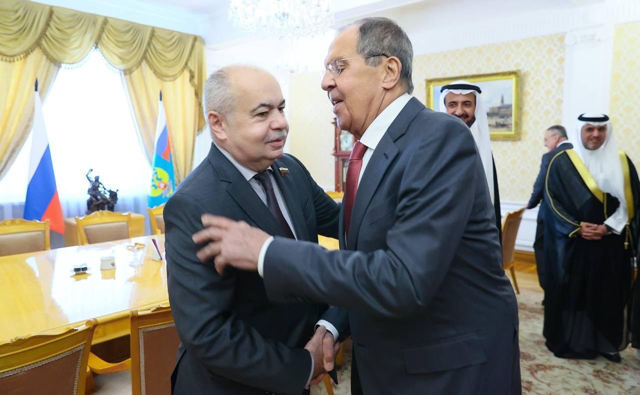 Ильяс Умаханов принял участие во встрече Министра иностранных дел России Сергея Лаврова с Министром по делам хаджа и умры Королевства Саудовская Аравия Тауфиком бен Фаузаном ар-Рабиа