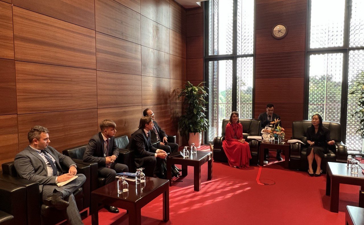 Встреча сенаторов РФ с членами Национального собрания Вьетнама во главе с заместителем председателя экономической комиссии Нацсобрания Вьетнама, заместителем председателя парламентской группы Вьетнам-Россия Доан Тхи Тхань Май