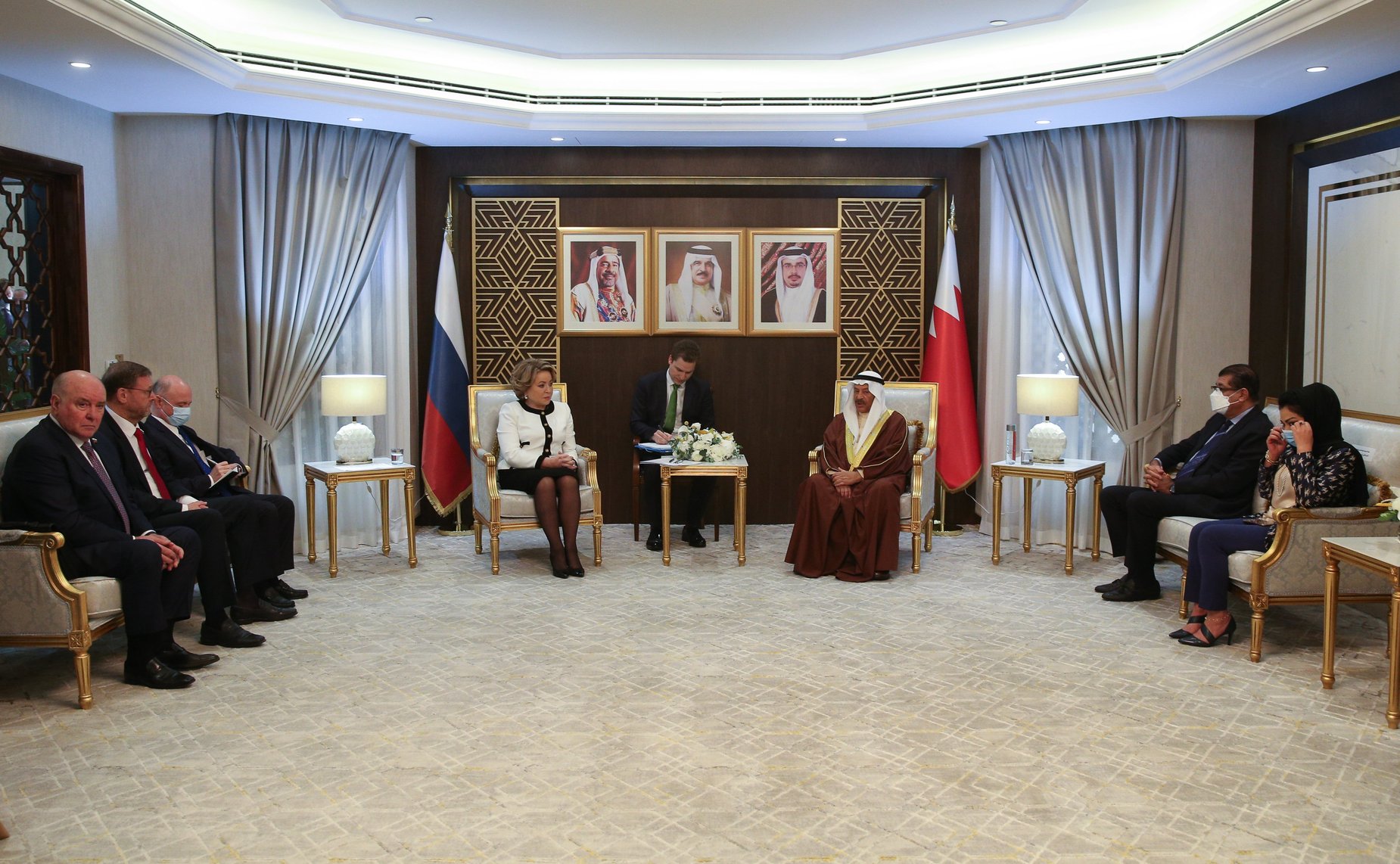 Встреча Председателя Совета Федерации Валентины Матвиенко с Председателем Консультативного совета Национального собрания Королевства Бахрейн Али Бен Салехом Ас-Салехом