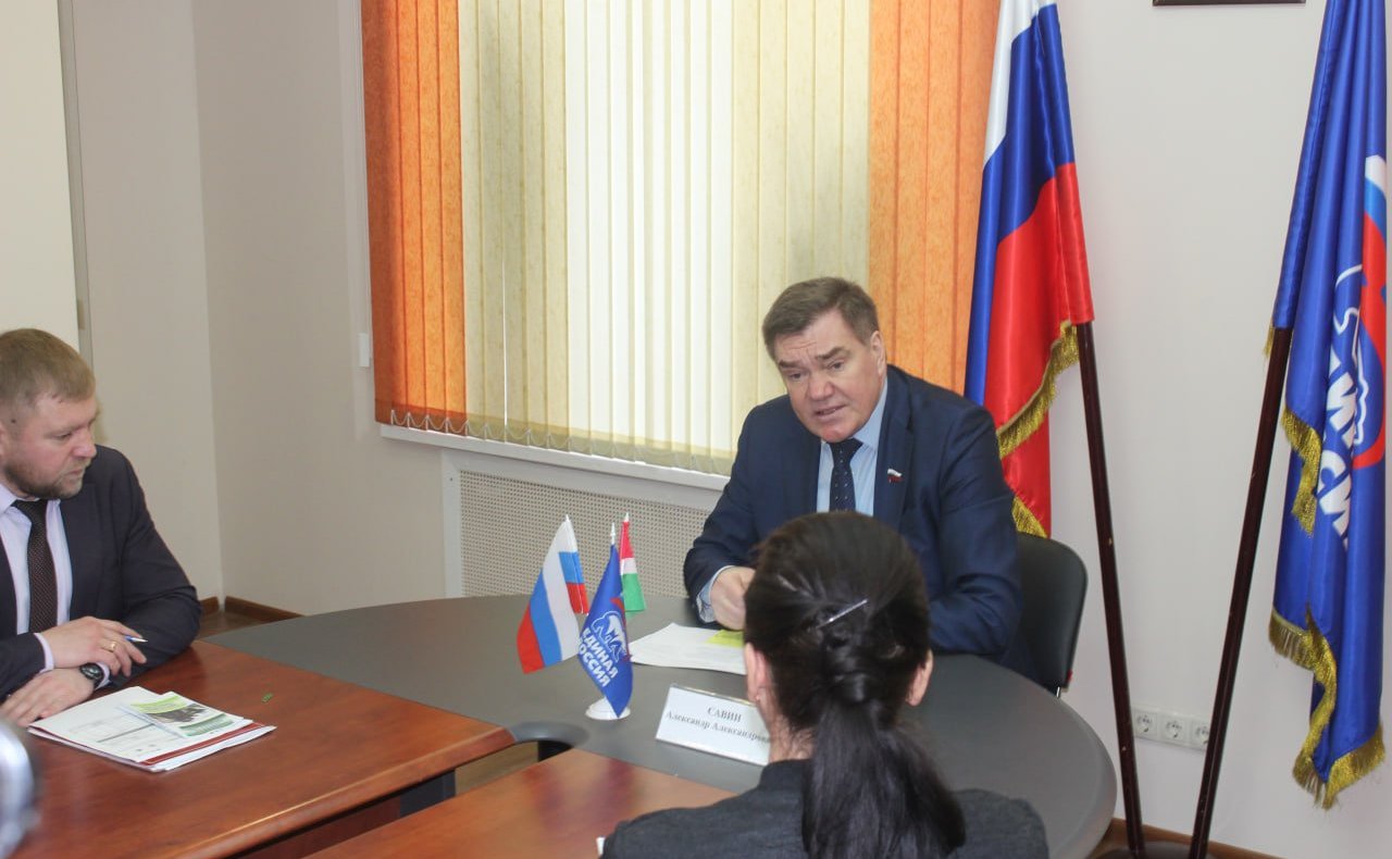 Александр Савин провел прием граждан в г. Калуге