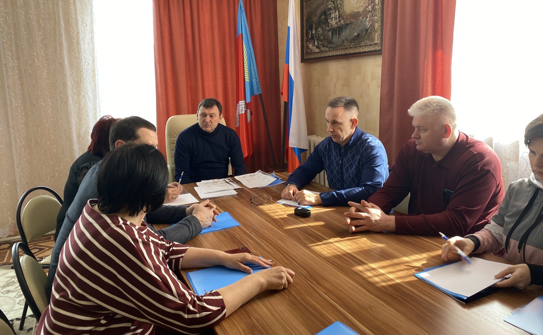 Олег Алексеев в рамках работы в регионе посетил Марксовский район