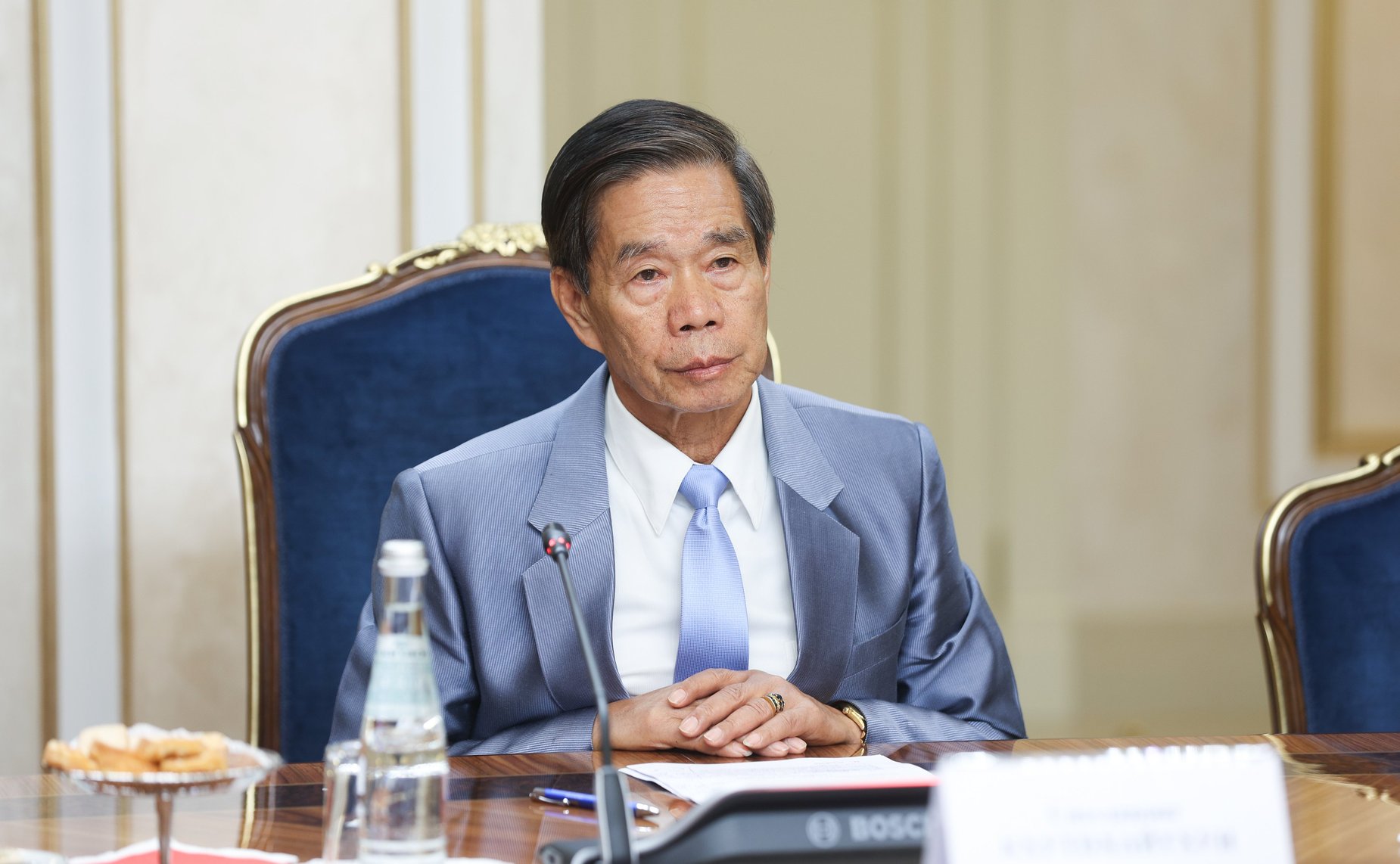 Встреча Николая Журавлева с членом Политбюро Народно-революционной партии Лаоса, Председателем Центрального комитета Лаосского фронта национального развития