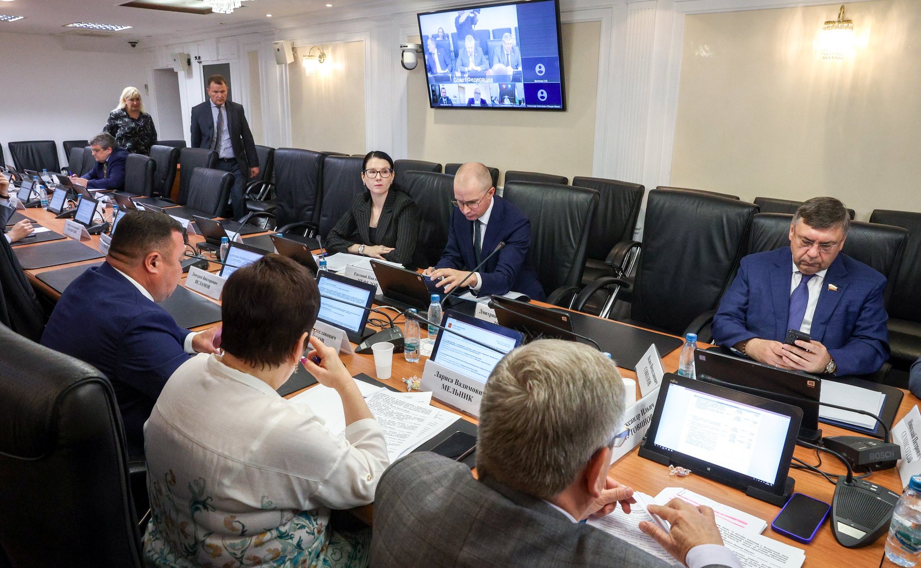 Заседание Комитета Совета Федерации по Регламенту и организации парламентской деятельности