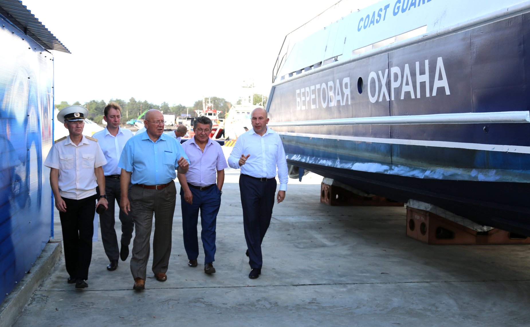 В ходе визита в Республику Абхазия делегация Совета Федерации посетила Пограничное управление ФСБ России