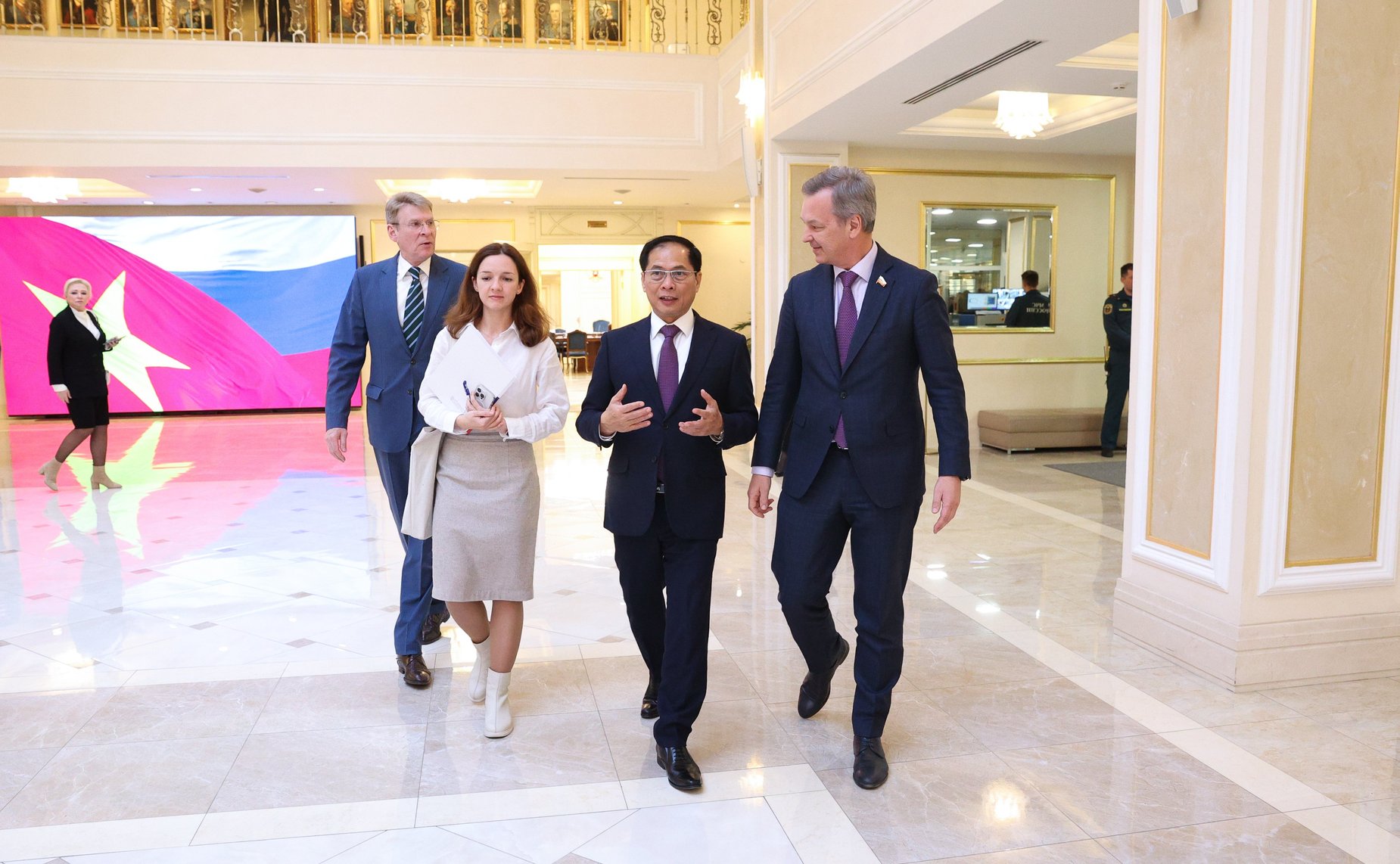 Встреча Председателя Совета Федерации Валентины Матвиенко с Вице-премьером Правительства, Министром иностранных дел Социалистической Республики Вьетнам Буй Тхань Шоном