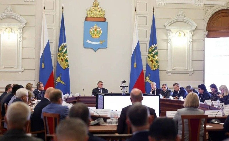 Александр Башкин принял участие в заседании правительства Астраханской области