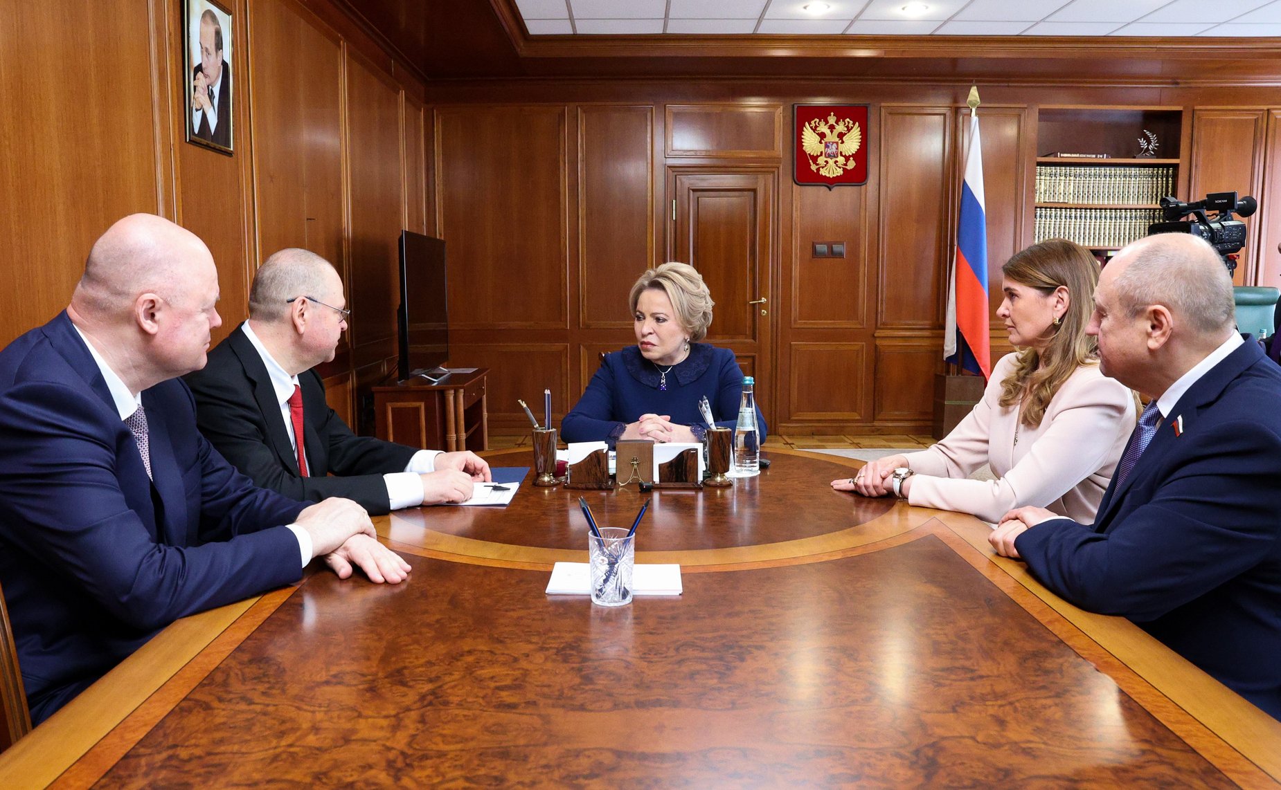 Валентина Матвиенко провела встречу с губернатором Пензенской области Олегом Мельниченко