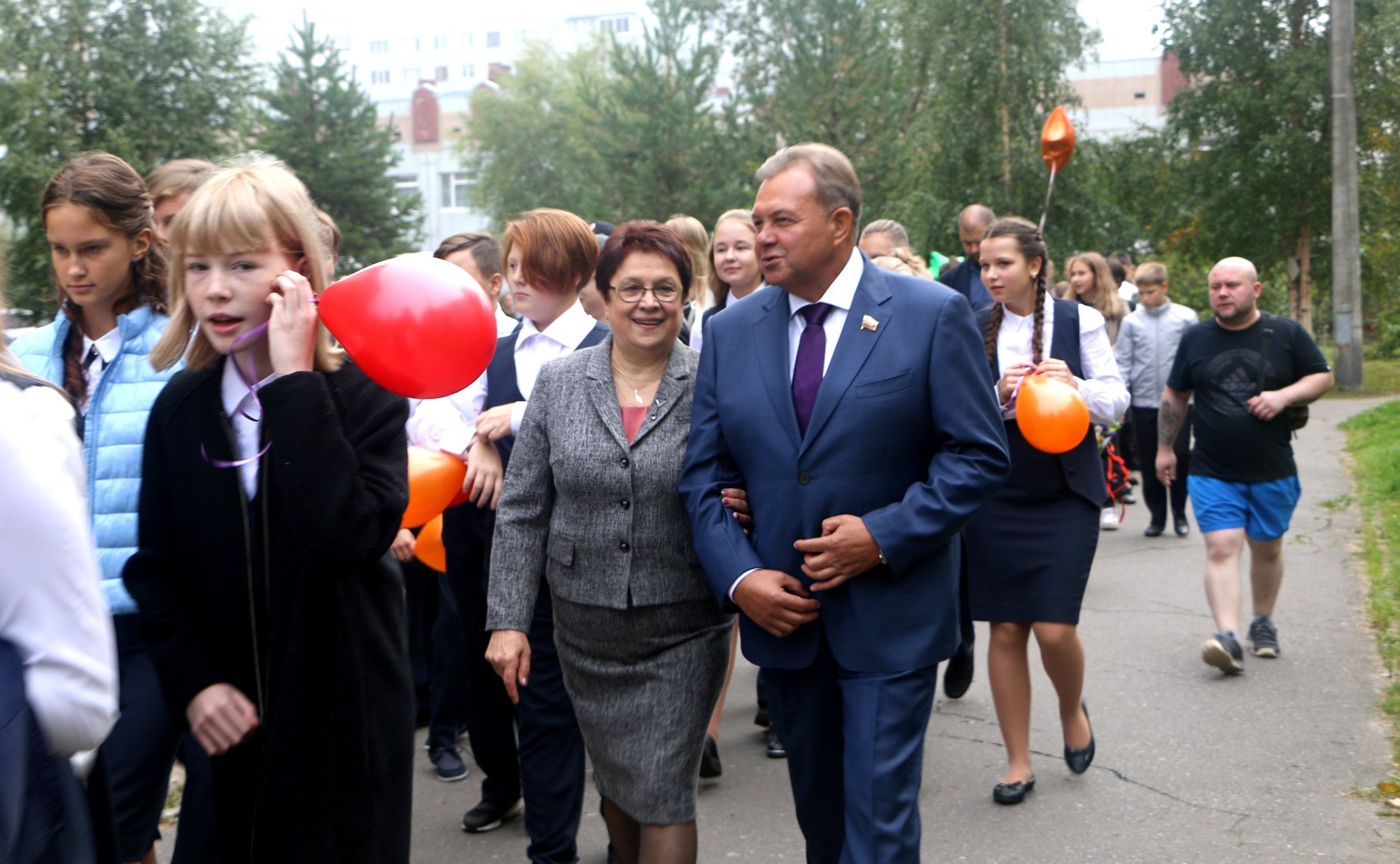 Виктор Павленко посетил школу №45 г. Архангельска