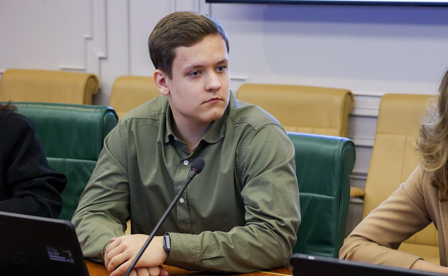 Наталья Комарова провела встречу с учащимися 10–11 класса