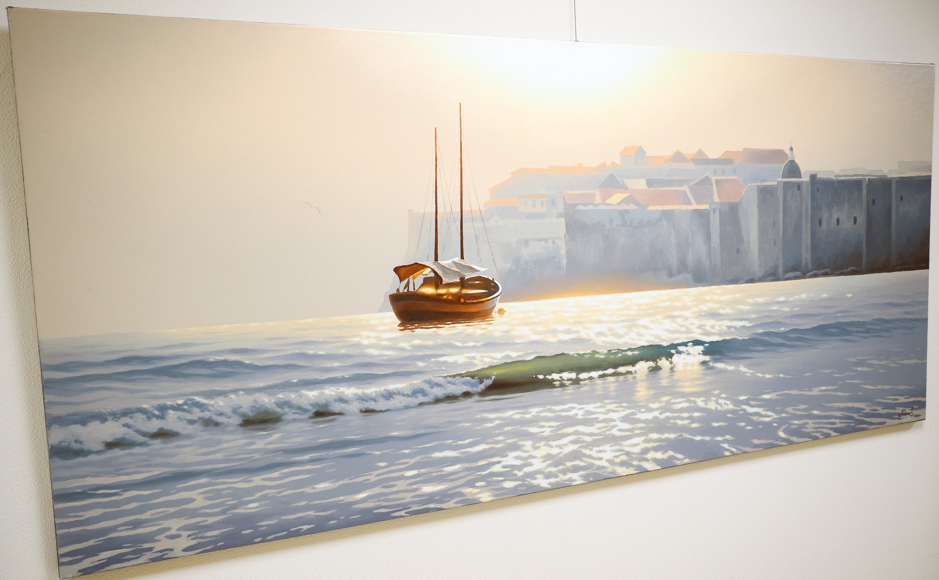 Открытие в Совете Федерации художественной выставки «Выставка живописи» художника А. Адамова