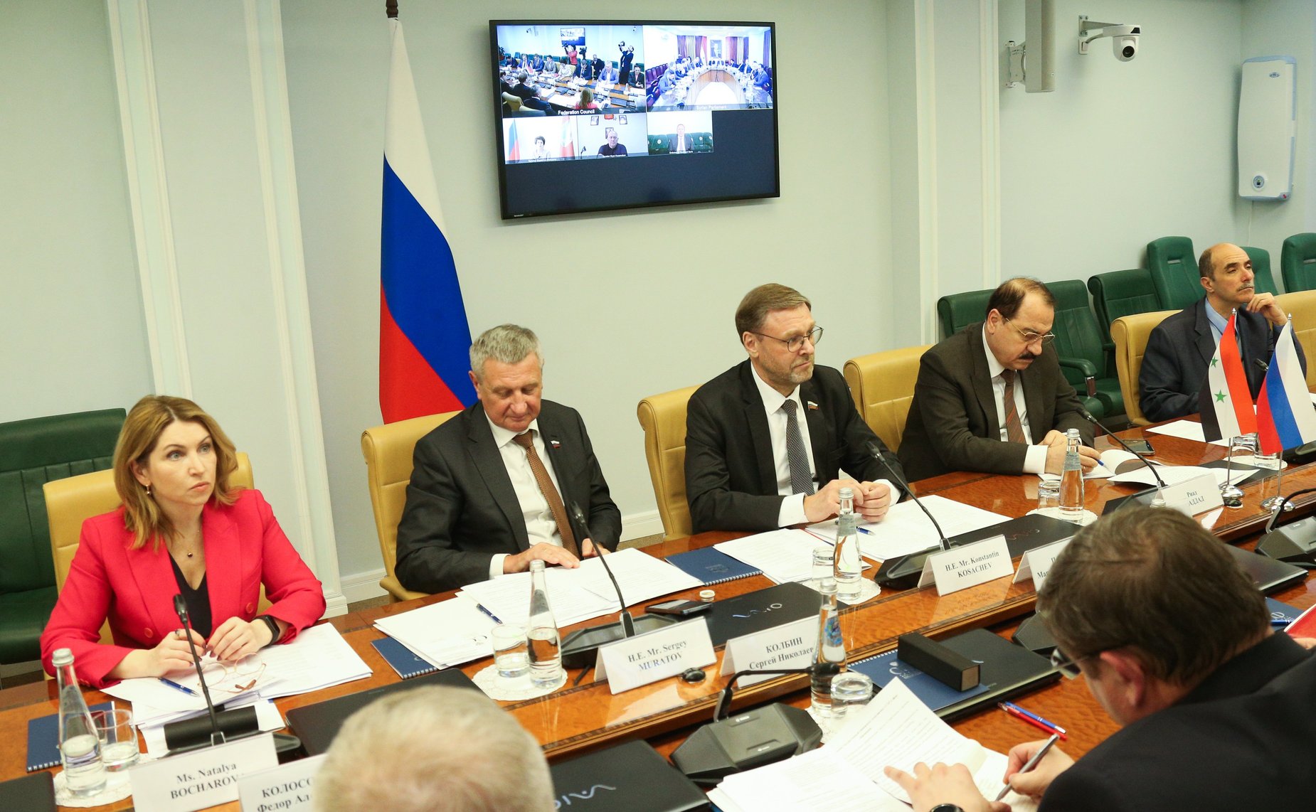 Совместное расширенное заседание групп по сотрудничеству СФ и Народного Совета Сирийской Арабской Республики