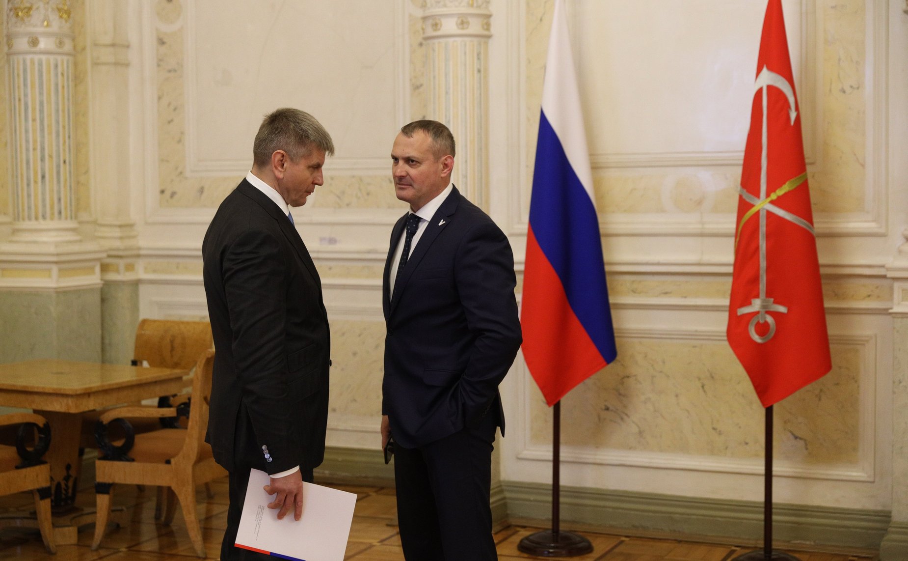 Торжественная церемония вручения знаков отличия лицам, удостоенным звания «Почетный гражданин Санкт-Петербурга» в Законодательном Собрании города