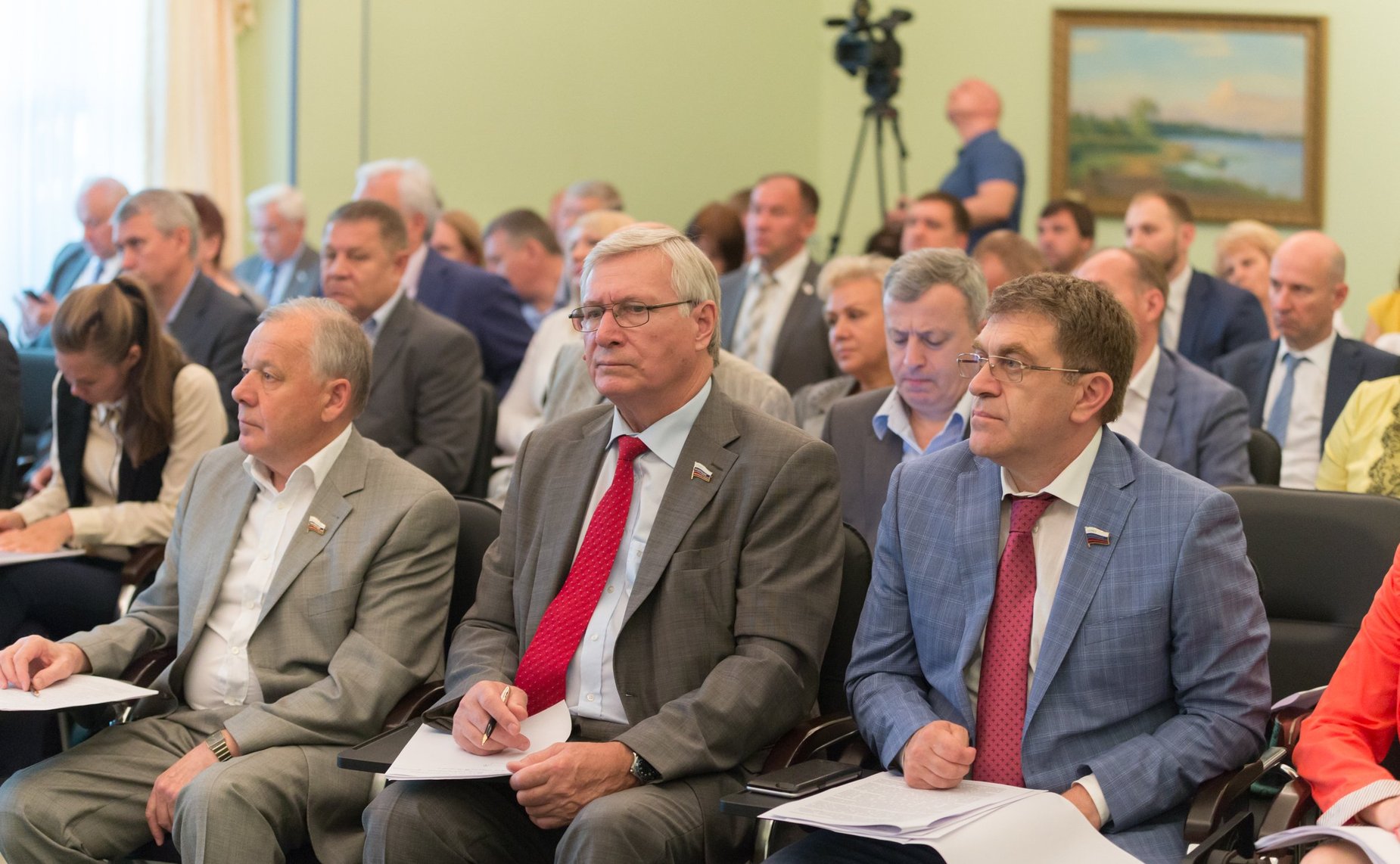 Выездное заседание комитета СФ по бюджету и финансовым рынкам в Тверской области