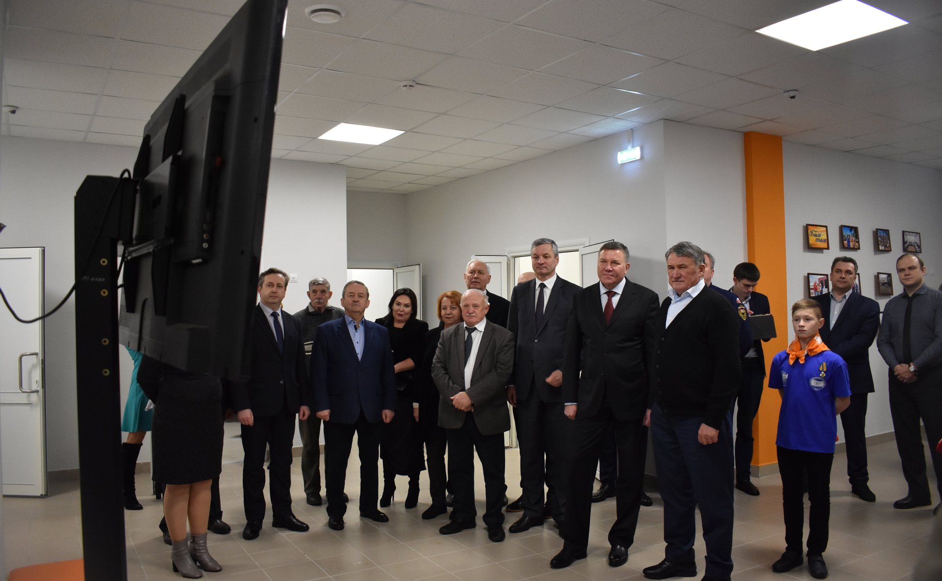 Торжественная церемония открытия здания кадетской школы в центре «Корабелы Прионежья» в Вытегорском районе Вологодской области