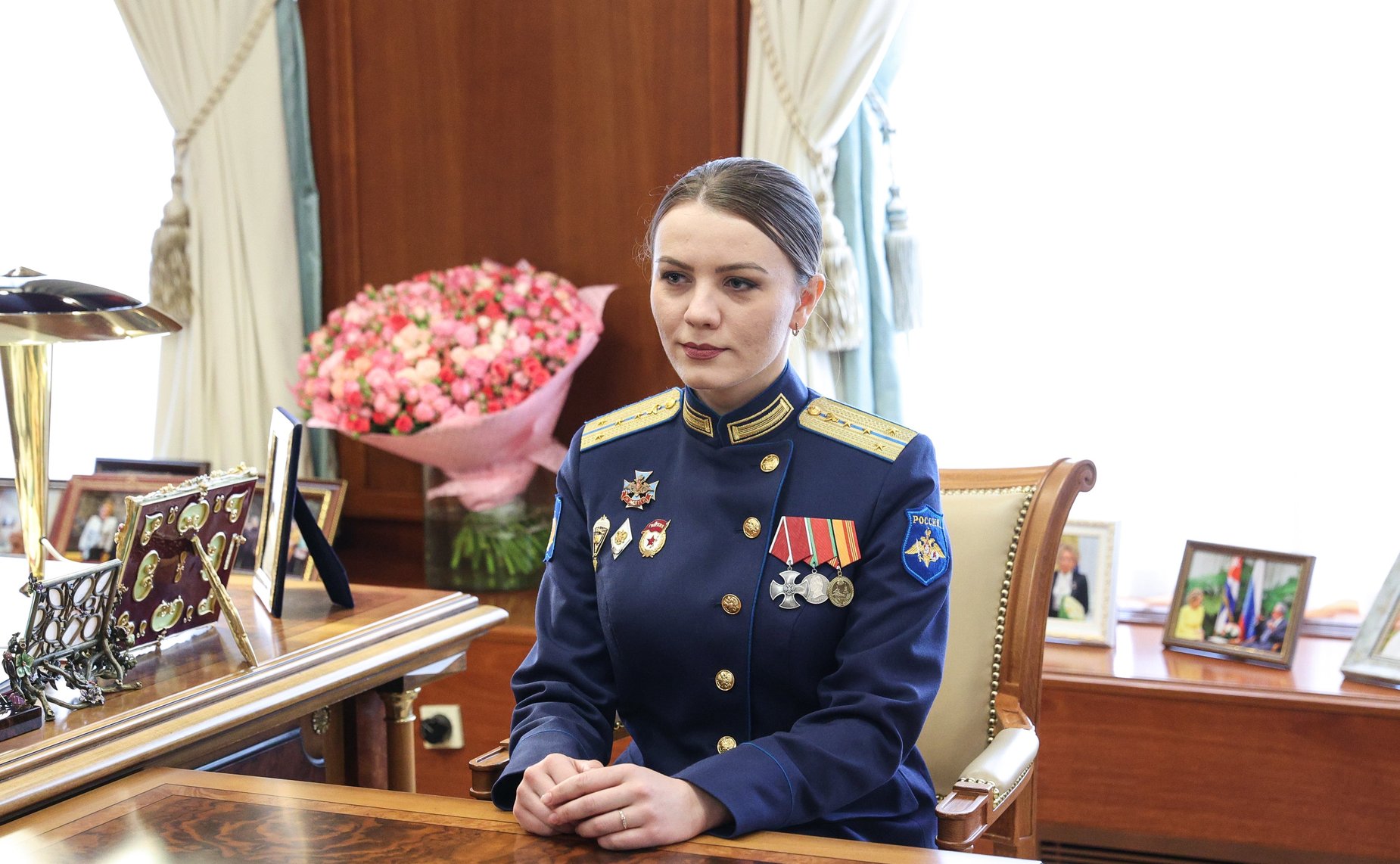 Валентина Матвиенко стала наставником одной из участниц программы «Время героев» Дарьи Светяш