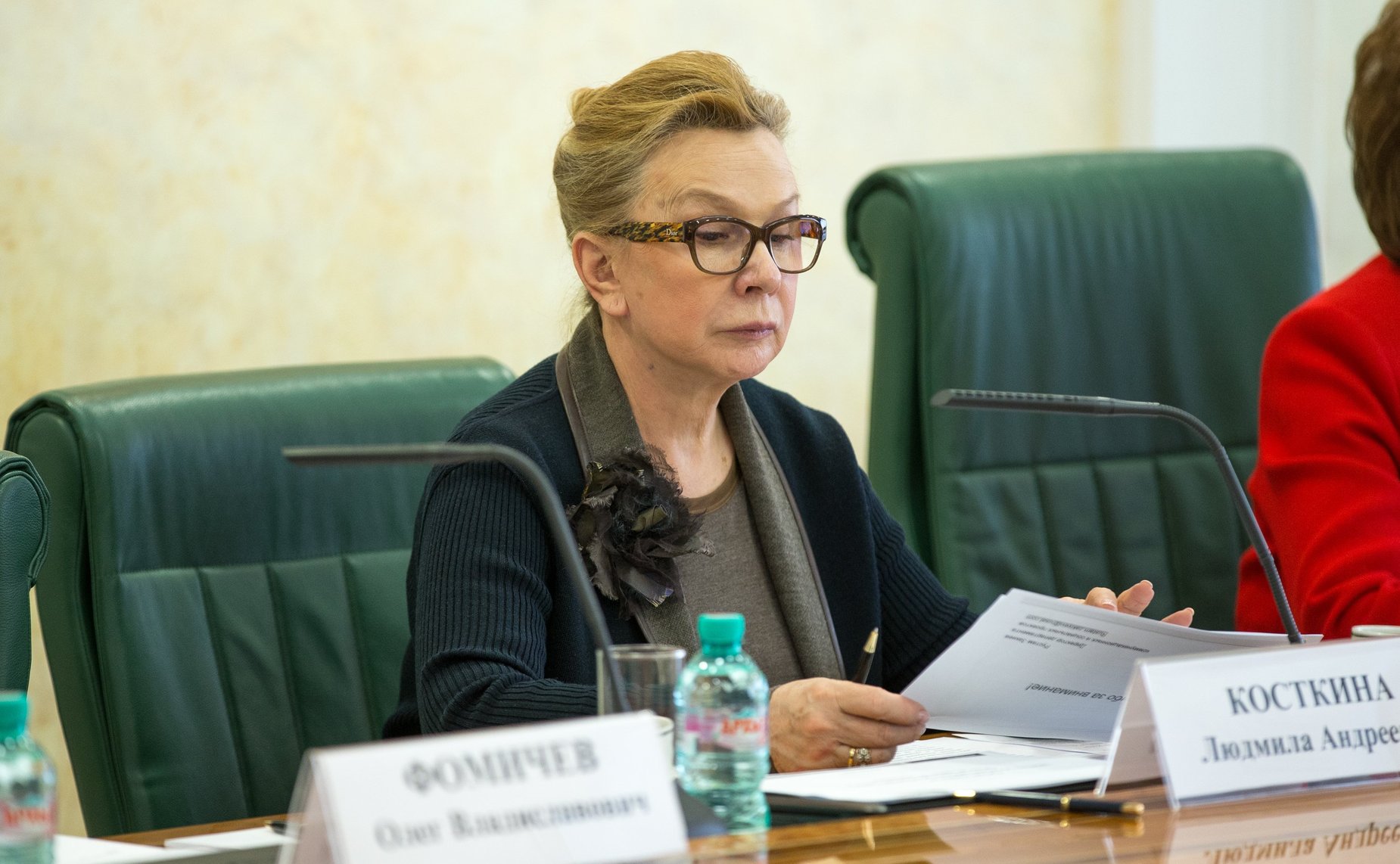 Л. Косткина на заседании Совета социальных инноваций субъектов Российской Федерации при верхней палате парламента