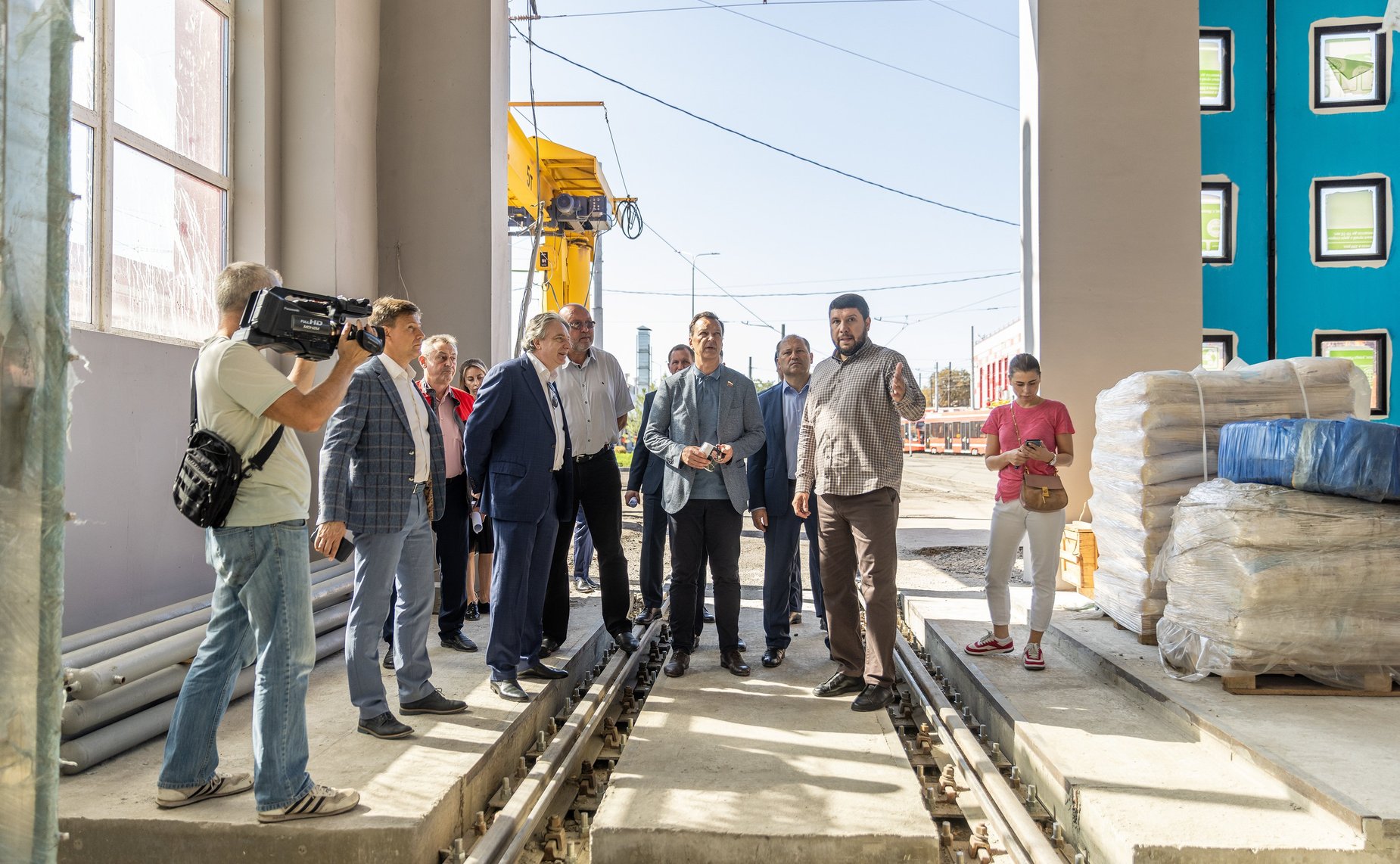 Первый заместитель Председателя СФ Андрей Яцкин в рамках рабочей поездки в Ростовскую область осмотрел объекты социальной и транспортной инфраструктуры, включенные в программу комплексного развития г. Таганрога