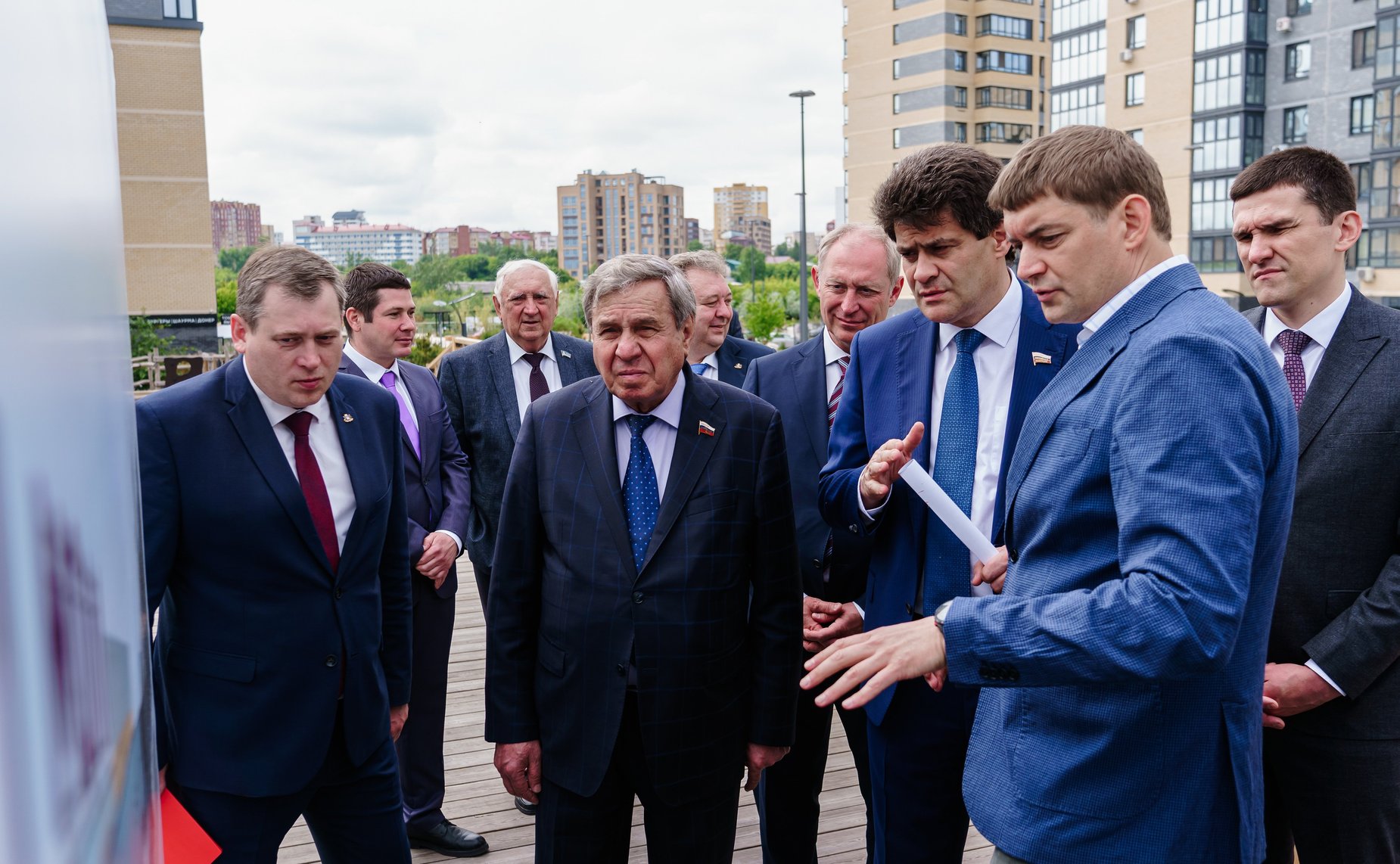 Сенаторы РФ осмотрели площадку Комплексного Развития Территории №1