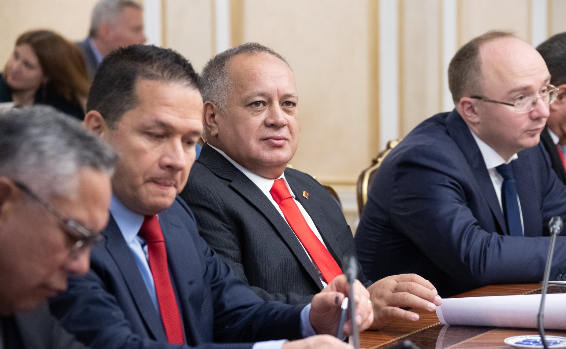 Встреча Константина Косачева с Председателем Национального учредительного собрания Боливарианской Республики Венесуэла Диосдадо Кабельо Рондоном