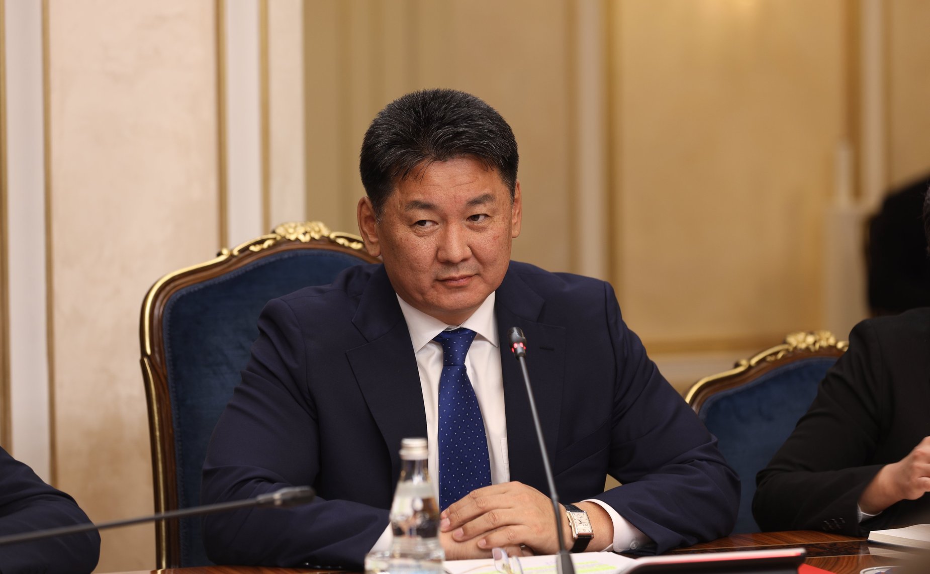 Встреча Председателя Совета Федерации Валентины Матвиенко с Президентом Монголии Ухнагийн Хурэлсухом