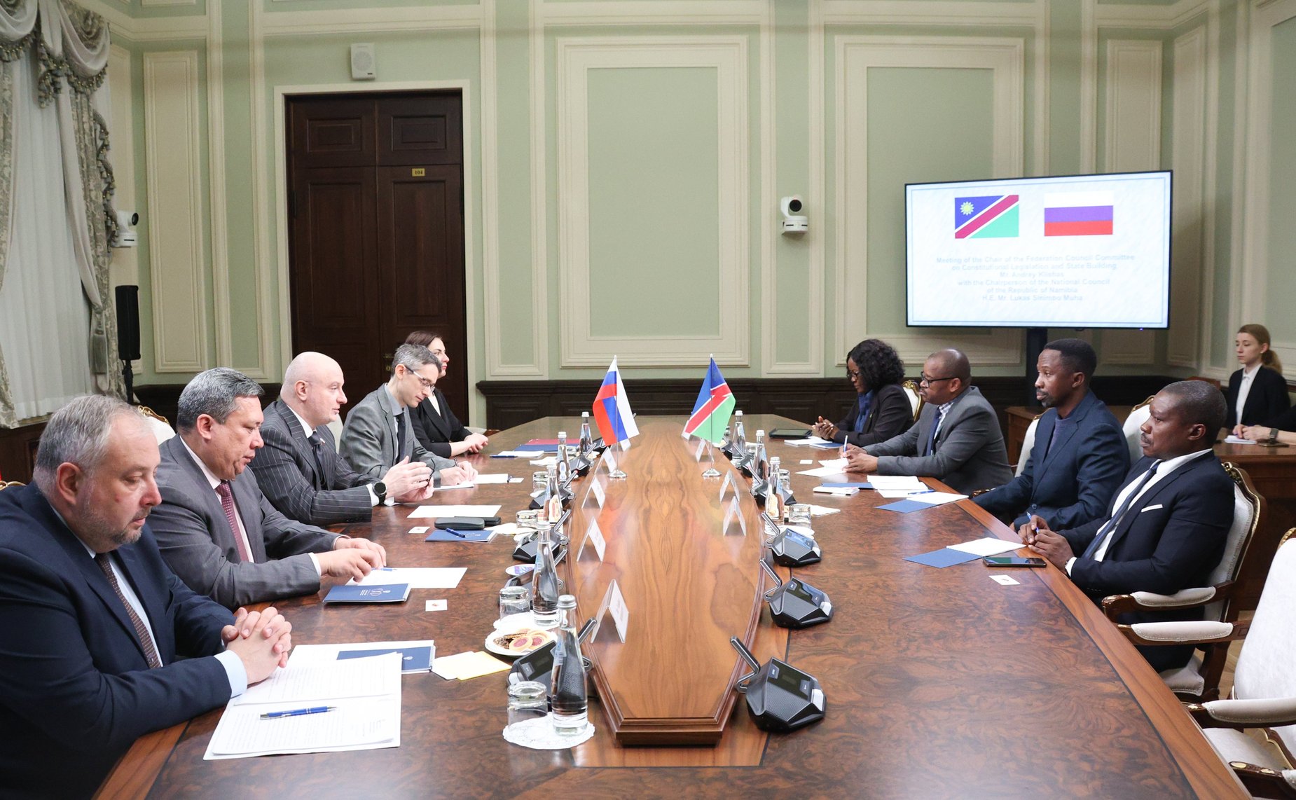 Андрей Клишас провел встречу с Председателем Национального совета Республики Намибии