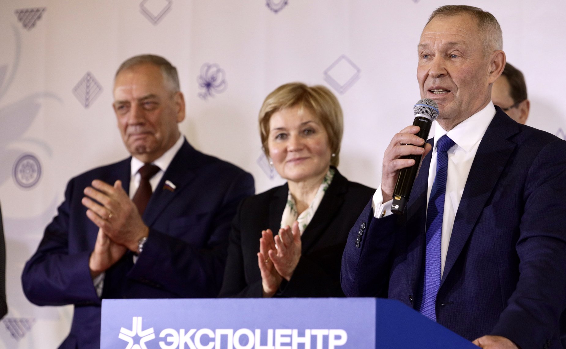 Сергей Митин принял участие в открытии в Экспоцентре XXVII Выставки-ярмарки народных художественных промыслов России «ЛАДЬЯ. Зимняя сказка-2019»