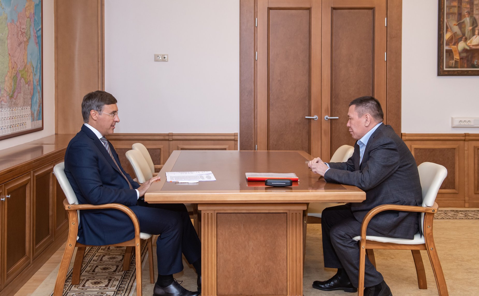 Встреча Григория Ледкова с Министром науки и высшего образования РФ Валерием Фальковым