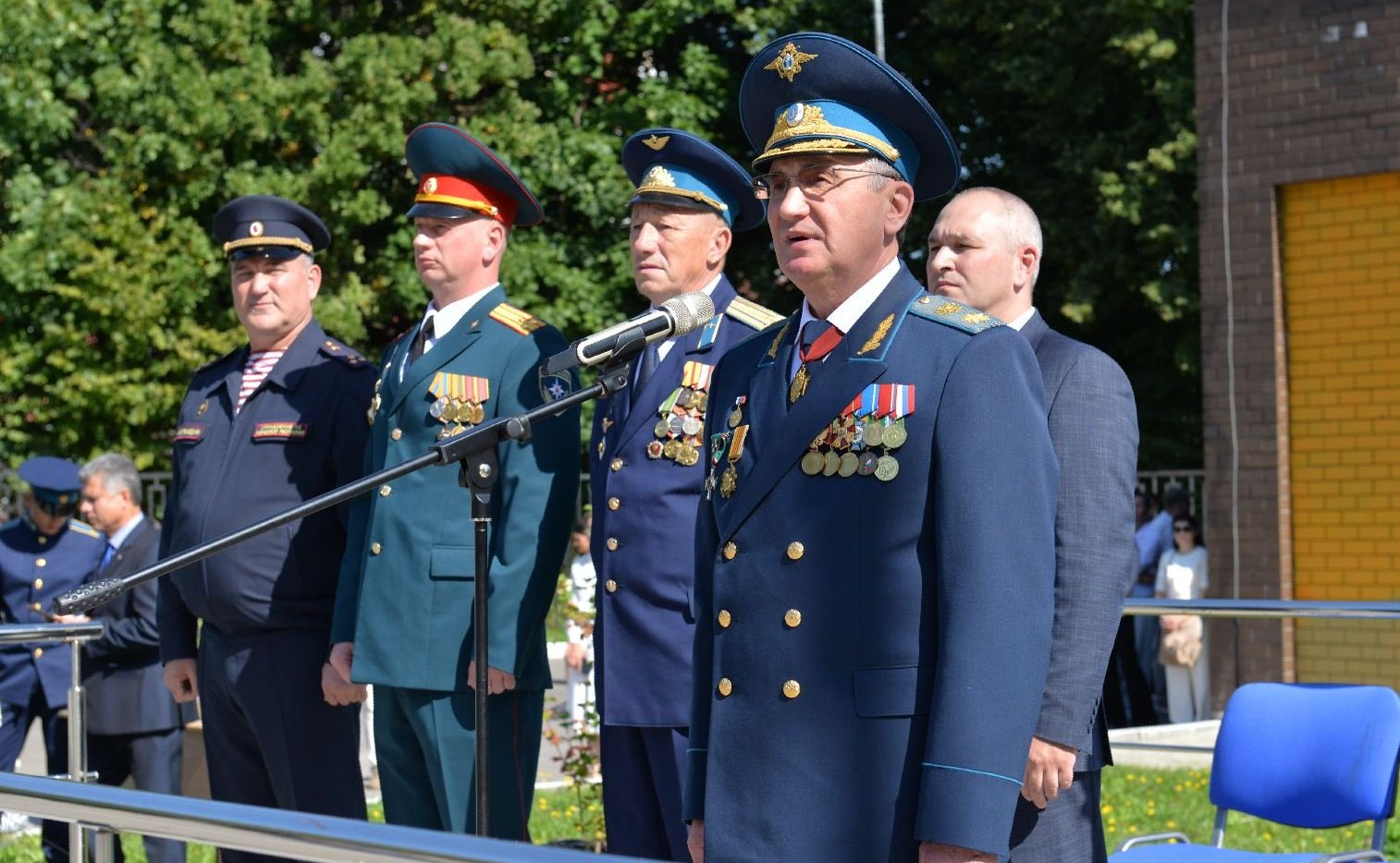 Николай Федоров принял участие в посвященных Дню знаний торжественных мероприятиях в Чувашском кадетском корпусе Приволжского федерального округа имени Героя Советского Союза А.В. Кочетова