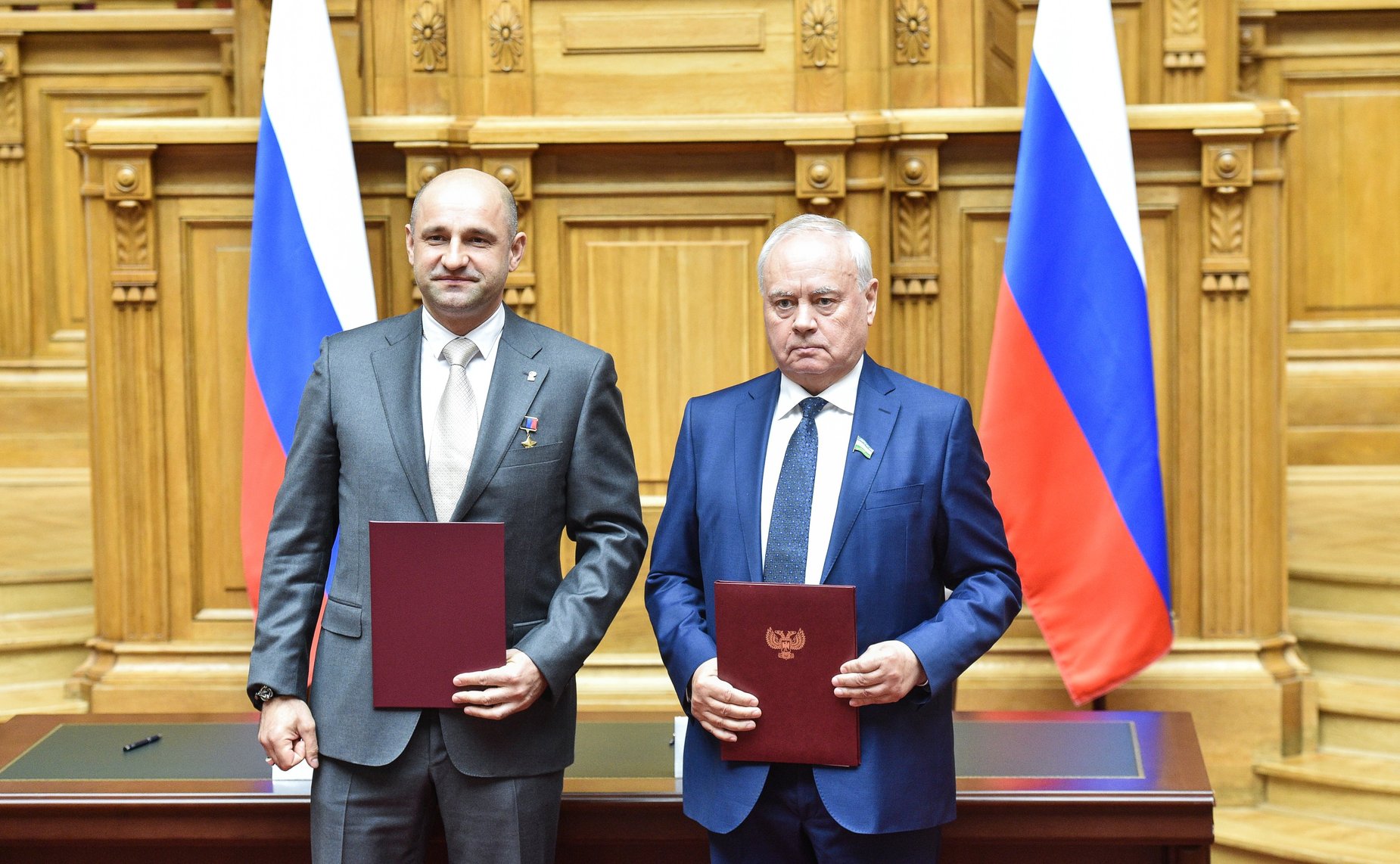 Церемонии подписания соглашений о сотрудничестве между законодательными (представительными) органами власти субъектов РФ