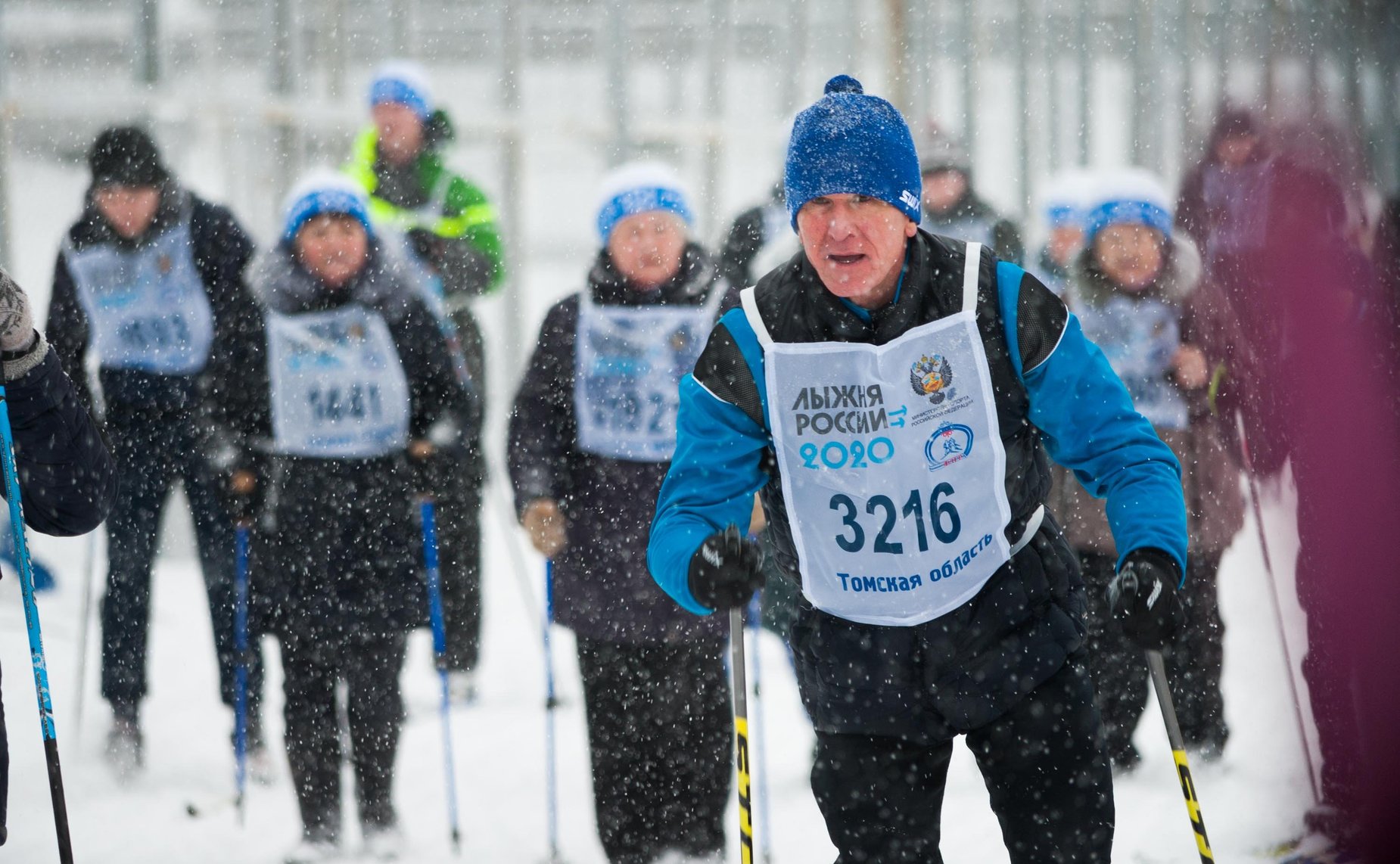 Владимир Кравченко принял участие в открытой массовой лыжной гонке «Лыжня России» в г. Томске