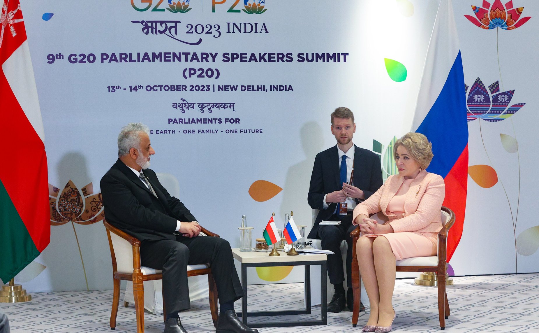 Председатель Совета Федерации Валентина Матвиенко провела переговоры с Председателем Государственного Совета Султаната Оман Абдельмаликом Бен Абдаллой Аль-Халили