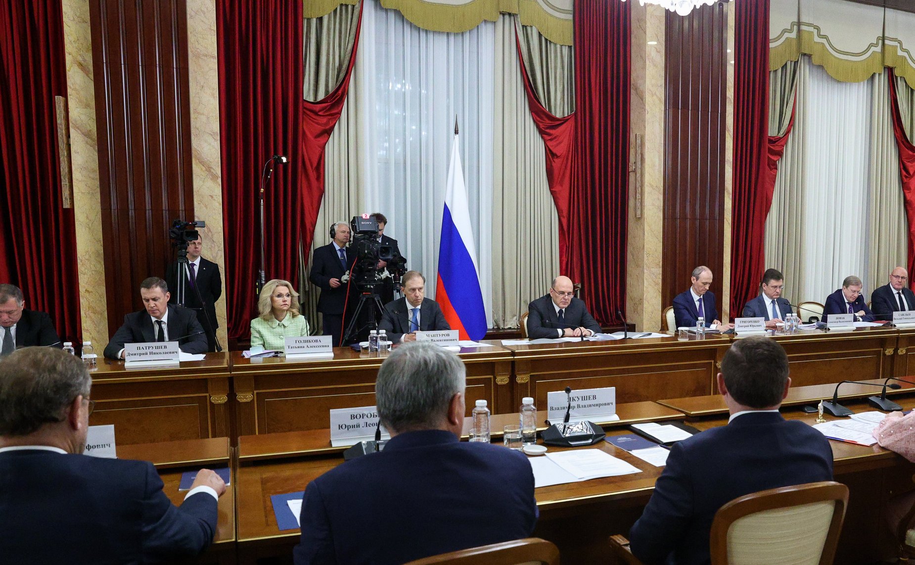 Встреча Председателя Правительства РФ Михаила Мишустина с членами Совета палаты