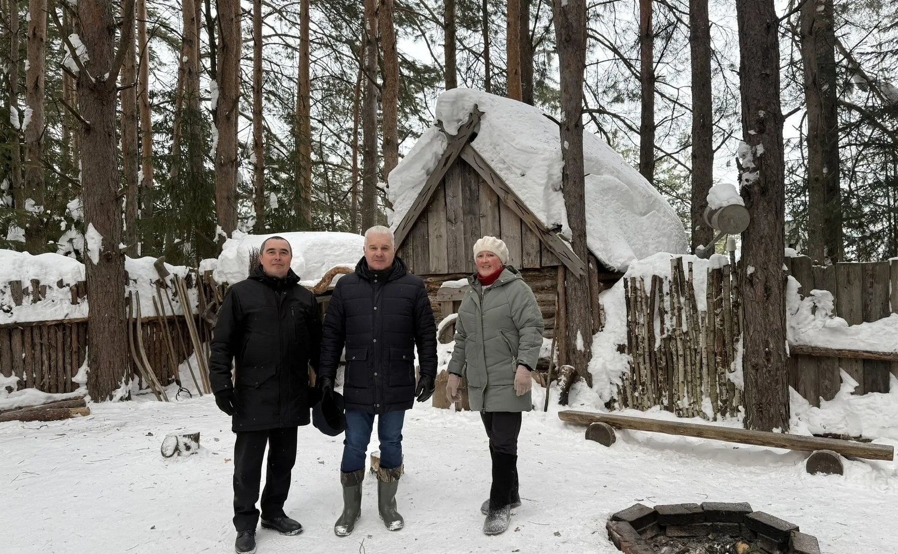 Сергей Мартынов посетил резиденцию марийского Деда Мороза