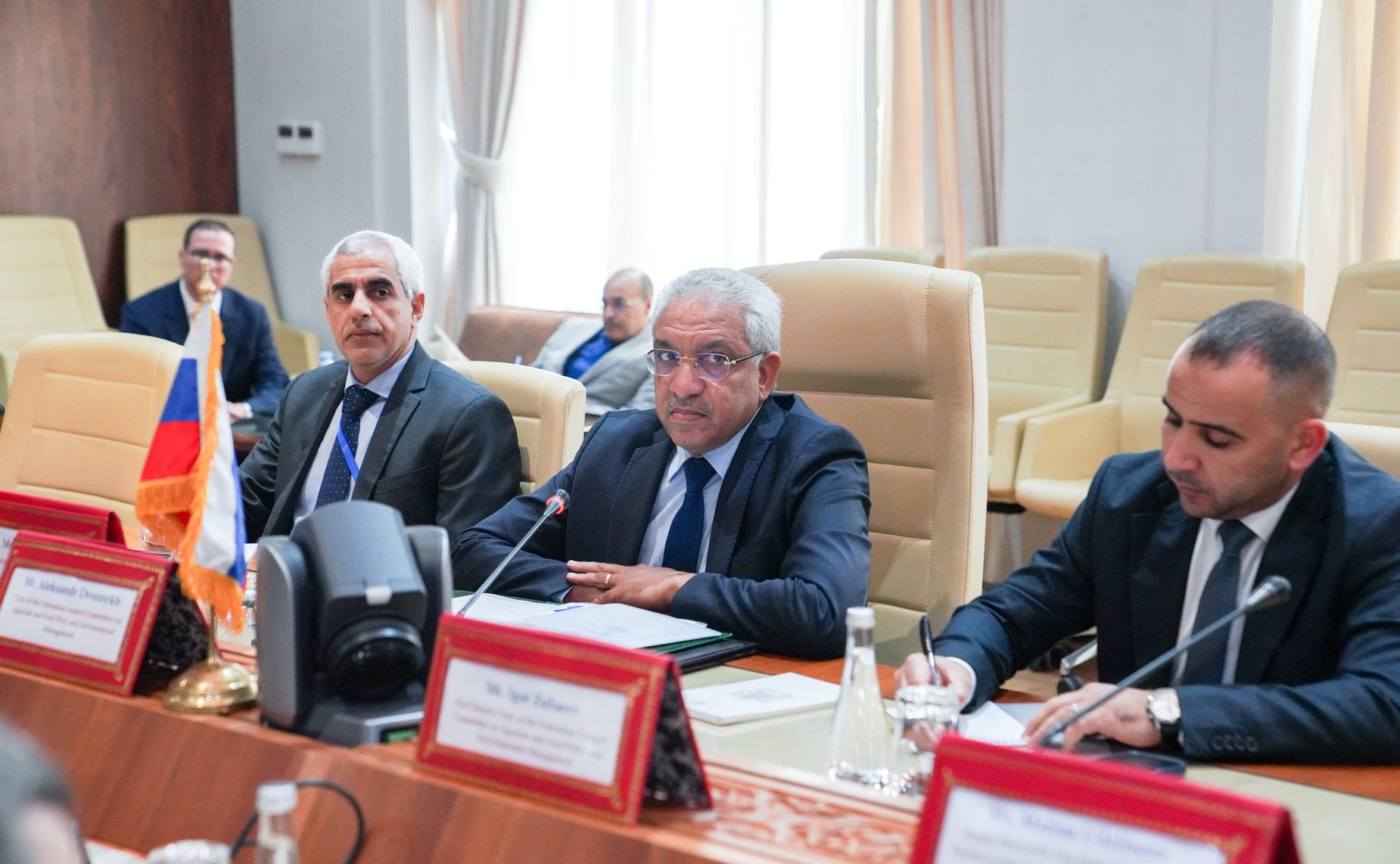 Участие делегации Совета Федерации в заседании группы по сотрудничеству Совета Федерации с Палатой советников Королевства Марокко. Встреча с первым заместителем Председателя Палаты представителей Королевства Марокко Мохамедом Саббари