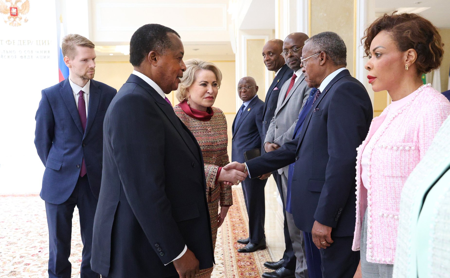 Встреча Председателя Совета Федерации Валентины Матвиенко с Президентом Республики Конго Дени Сассу-Нгессо