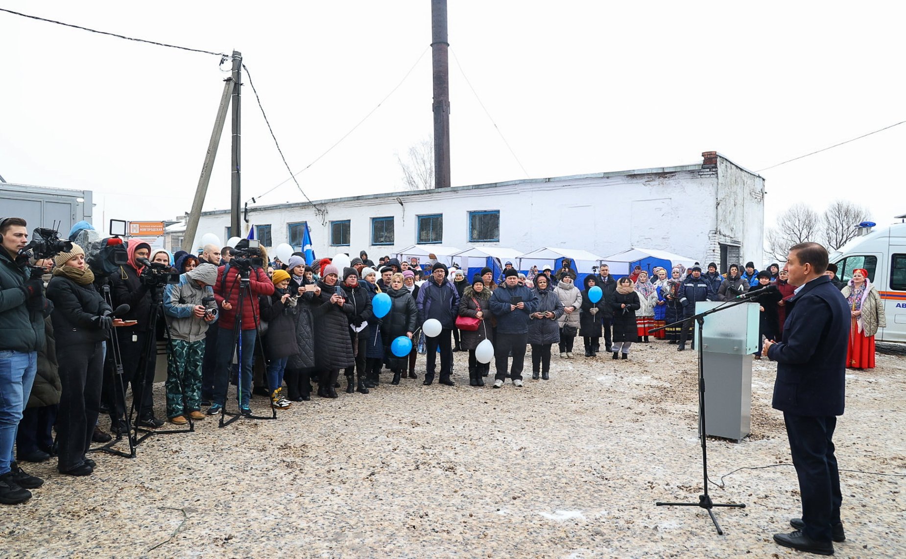 Рабочая поездка Андрея Турчака в Новгородскую область (фото Григорий Надток)