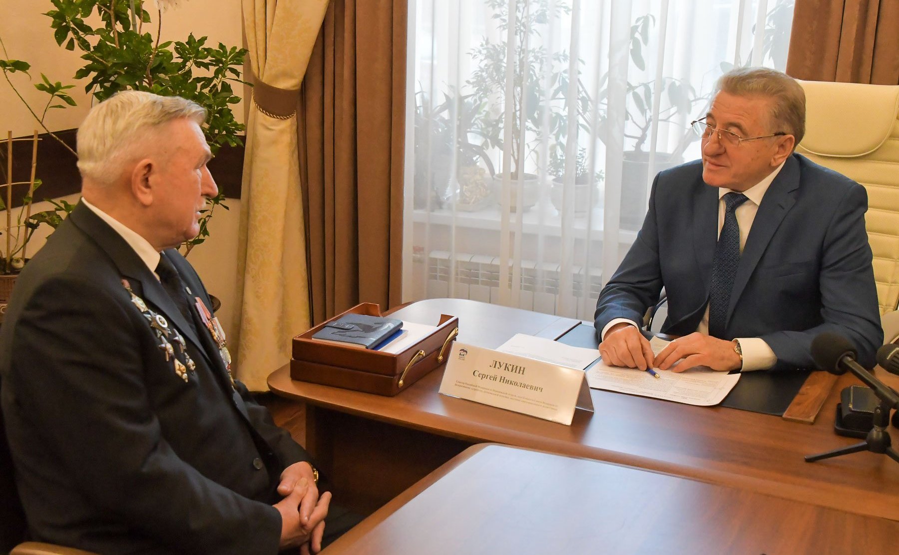 Сергей Лукин провел личный прием граждан