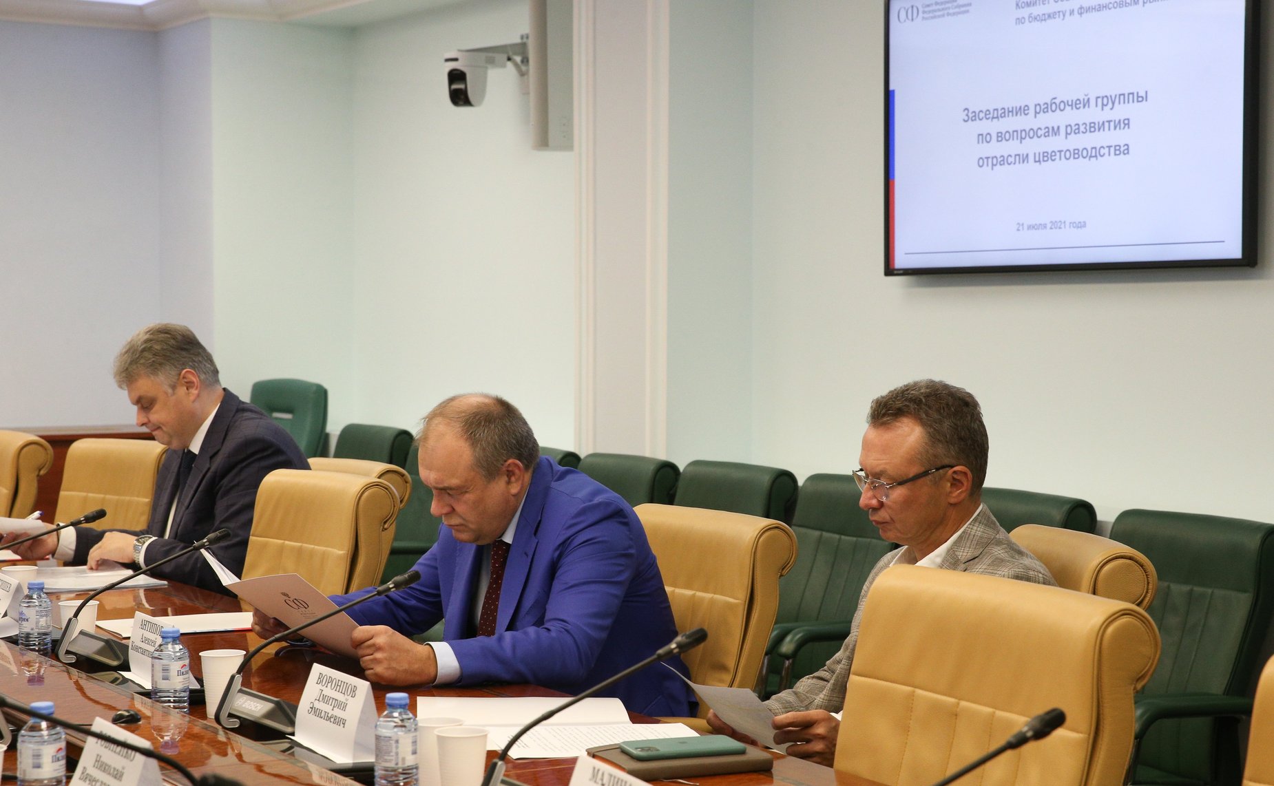 Заседание рабочей группы Комитета СФ по бюджету и финансовым рынкам