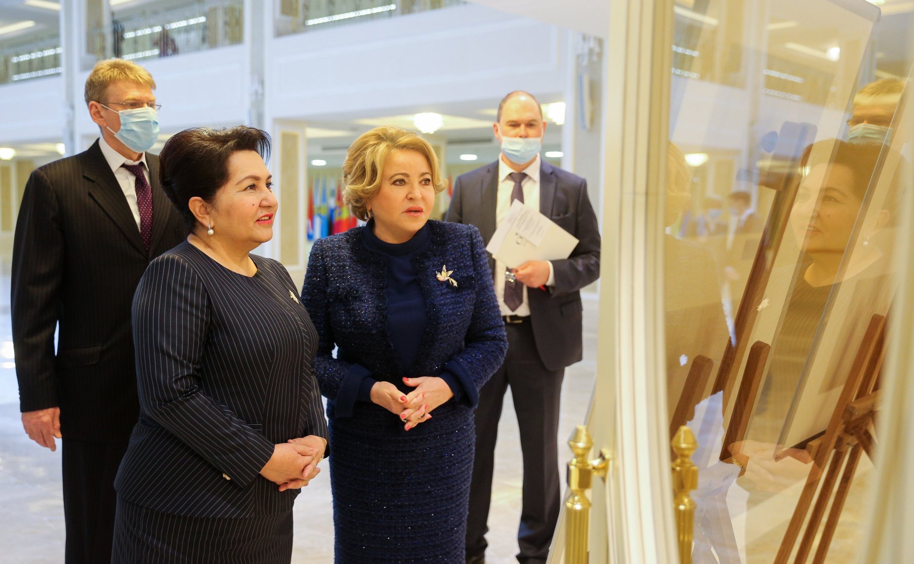 Встреча Валентины Матвиенко с Председателем Сената Олий Мажлиса Республики Узбекистан Танзилой Нарбаевой