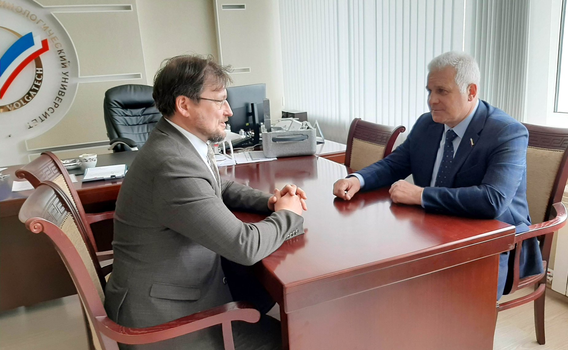 Сергей Мартынов обсудил с ректором Волгатеха Игорем Петуховым пути развития вуза