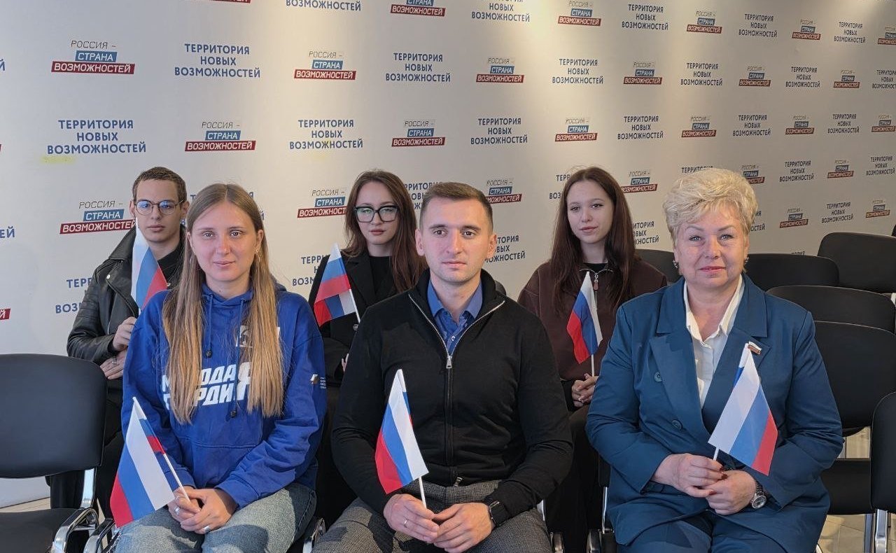 Ольга Бас в ходе поездки в ЛНР приняла участие в телемосте дружбы