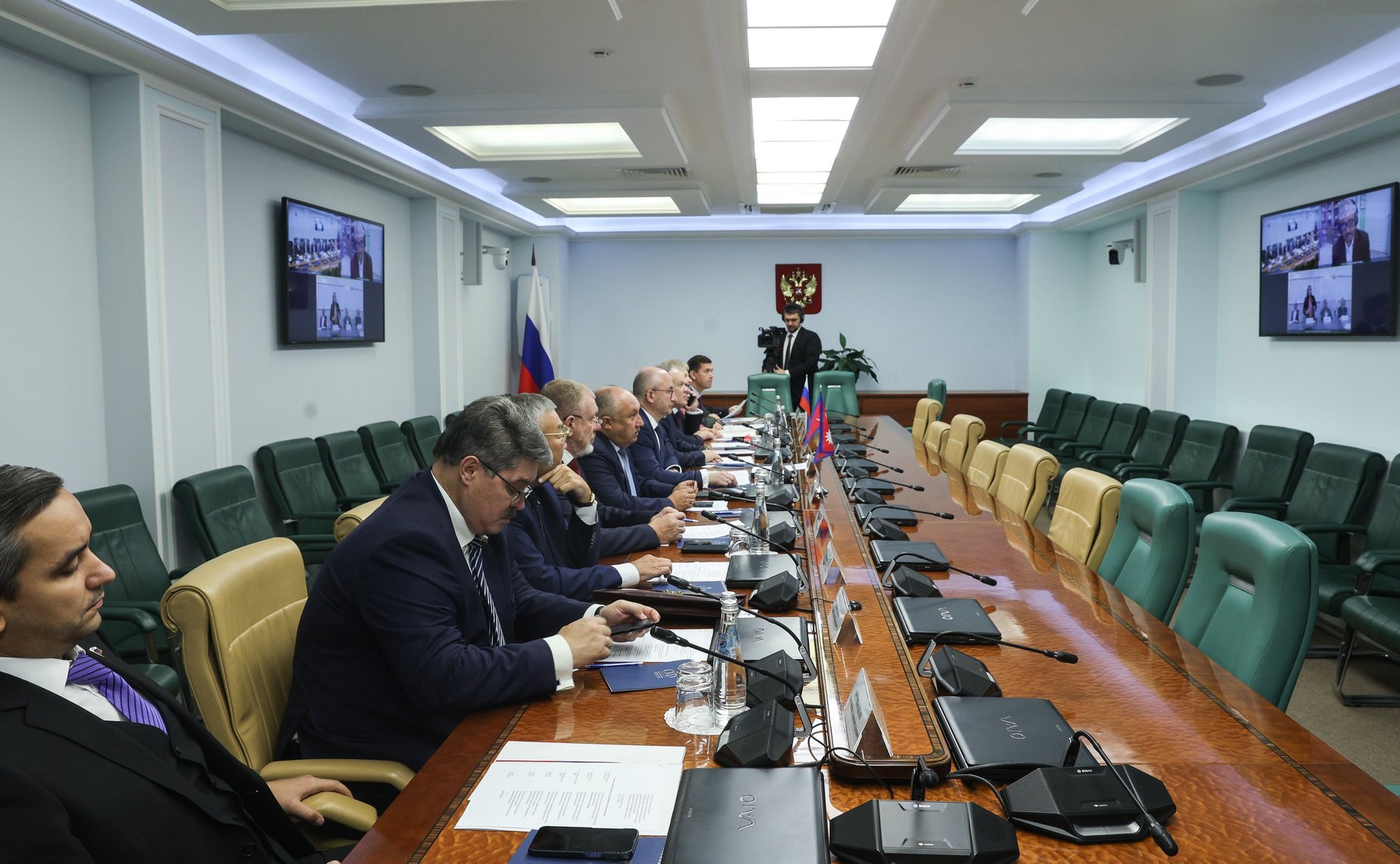 Встреча членов группы по сотрудничеству СФ с Национальным собранием Федерального парламента Непала с членами Непальско-Российской группы дружбы Федерального парламента Непала
