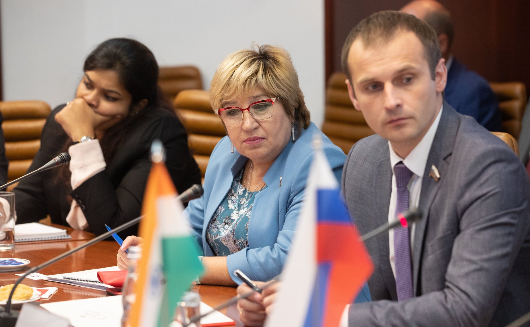 Встреча Е. Афанасьевой с делегацией представителей молодого поколения политическит активных ответственных работников Индии