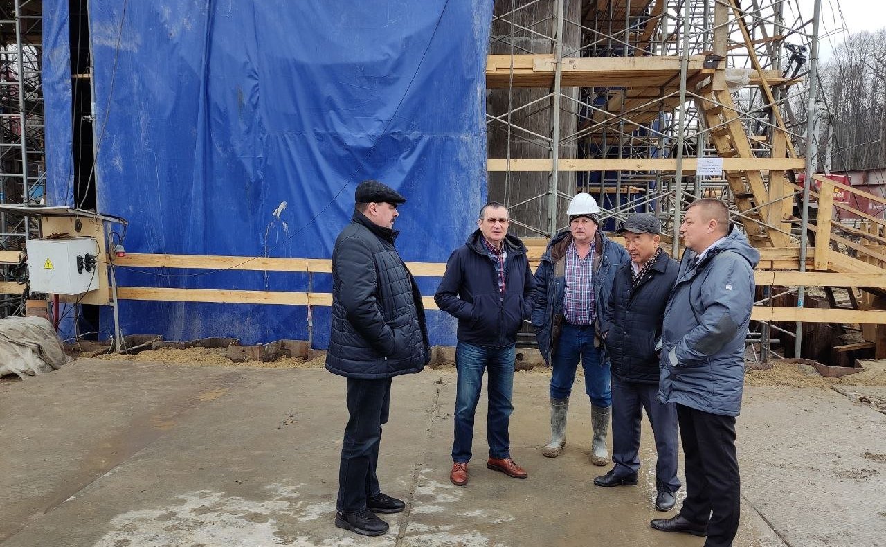 Николай Федоров ознакомился с ходом строительства шестого этапа скоростной автомобильной дороги М-12 «Москва – Нижний Новгород – Казань» в Чувашии