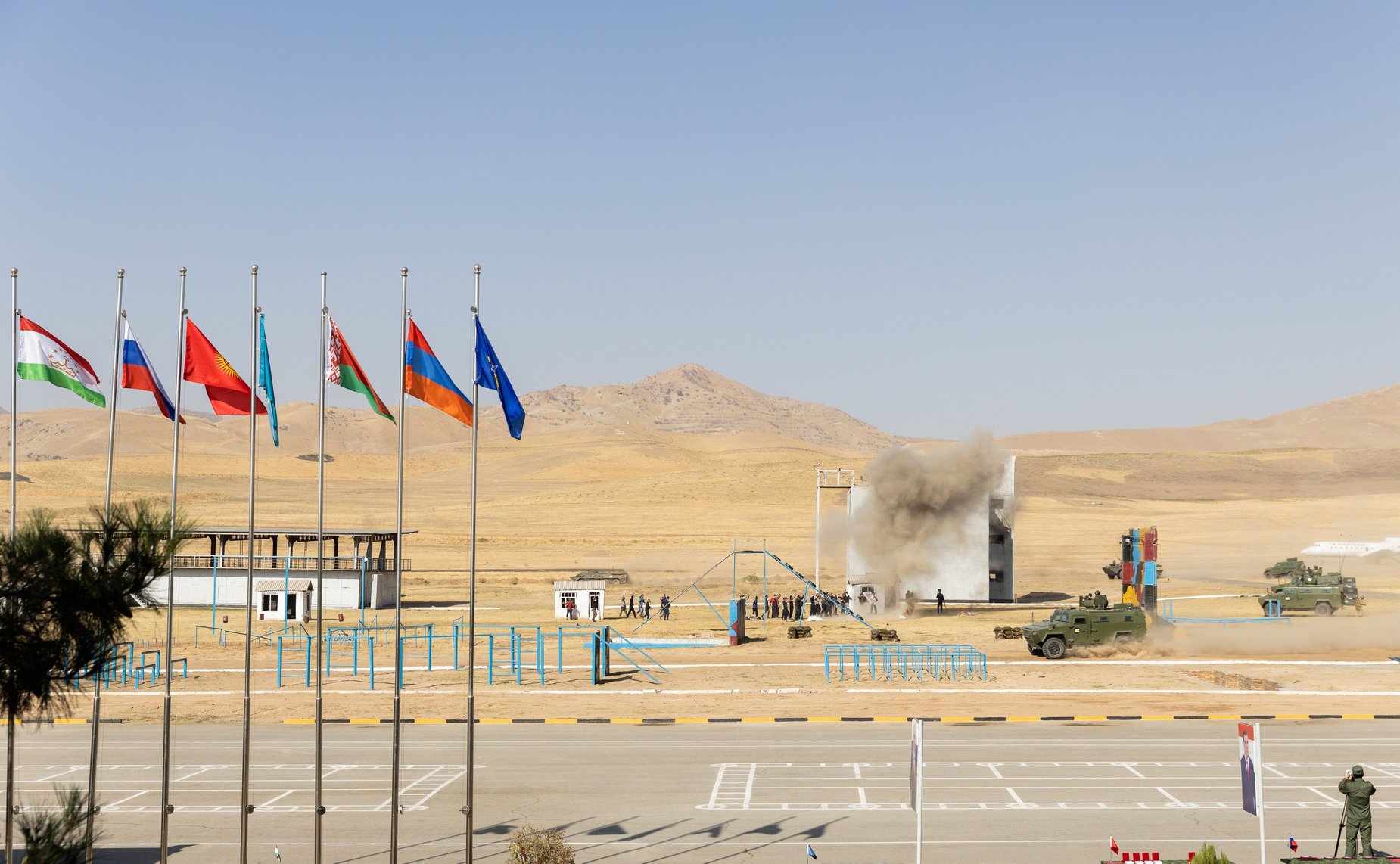 Владимир Булавин принял участие в качестве наблюдателей на совместных (специальных) учениях с Войсками (Коллективными силами) ОДКБ