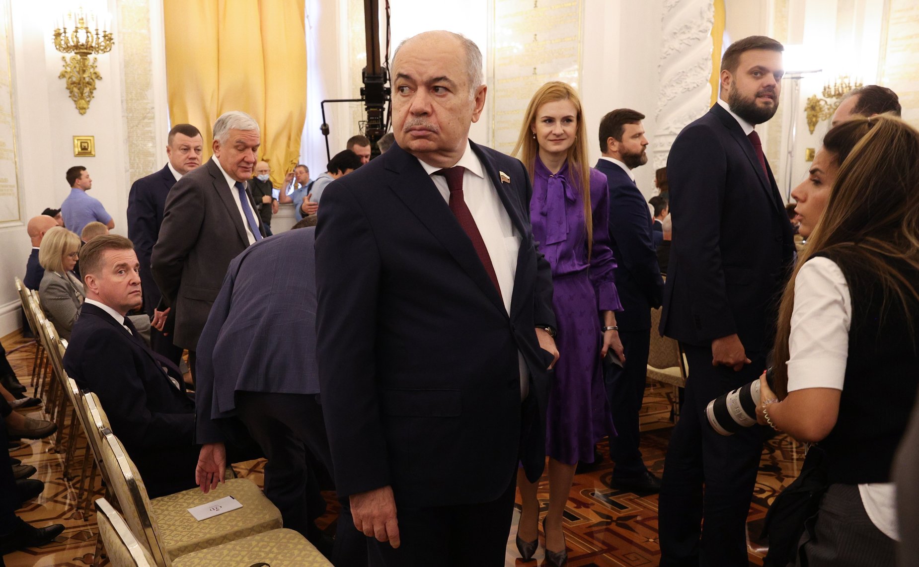 Церемония подписания договоров о принятии ДНР, ЛНР, Запорожской и Херсонской областей в состав России