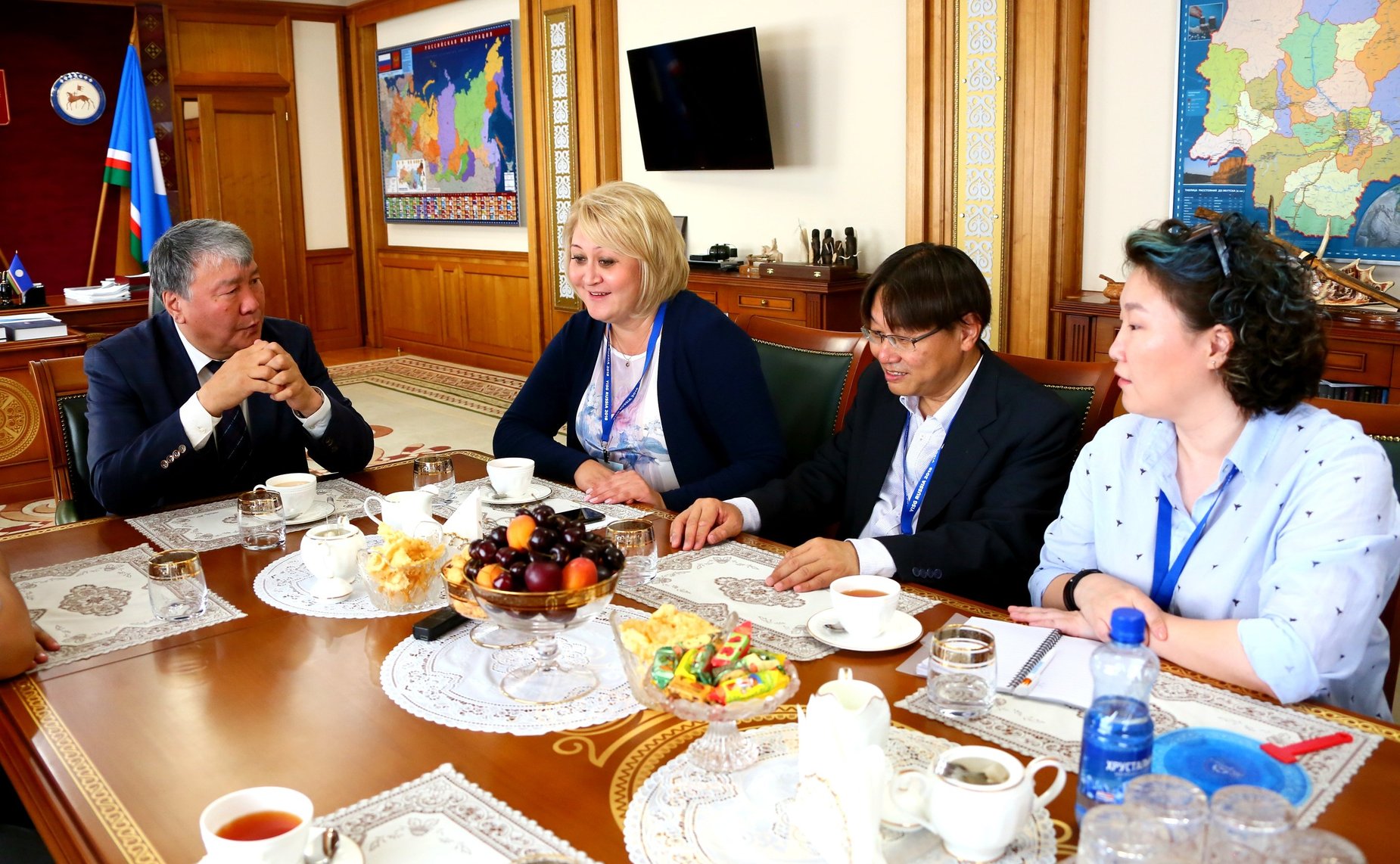 Л. Гумерова провела встречу с руководством Программного комитета Международных интеллектуальных игр, проходящих в Якутске