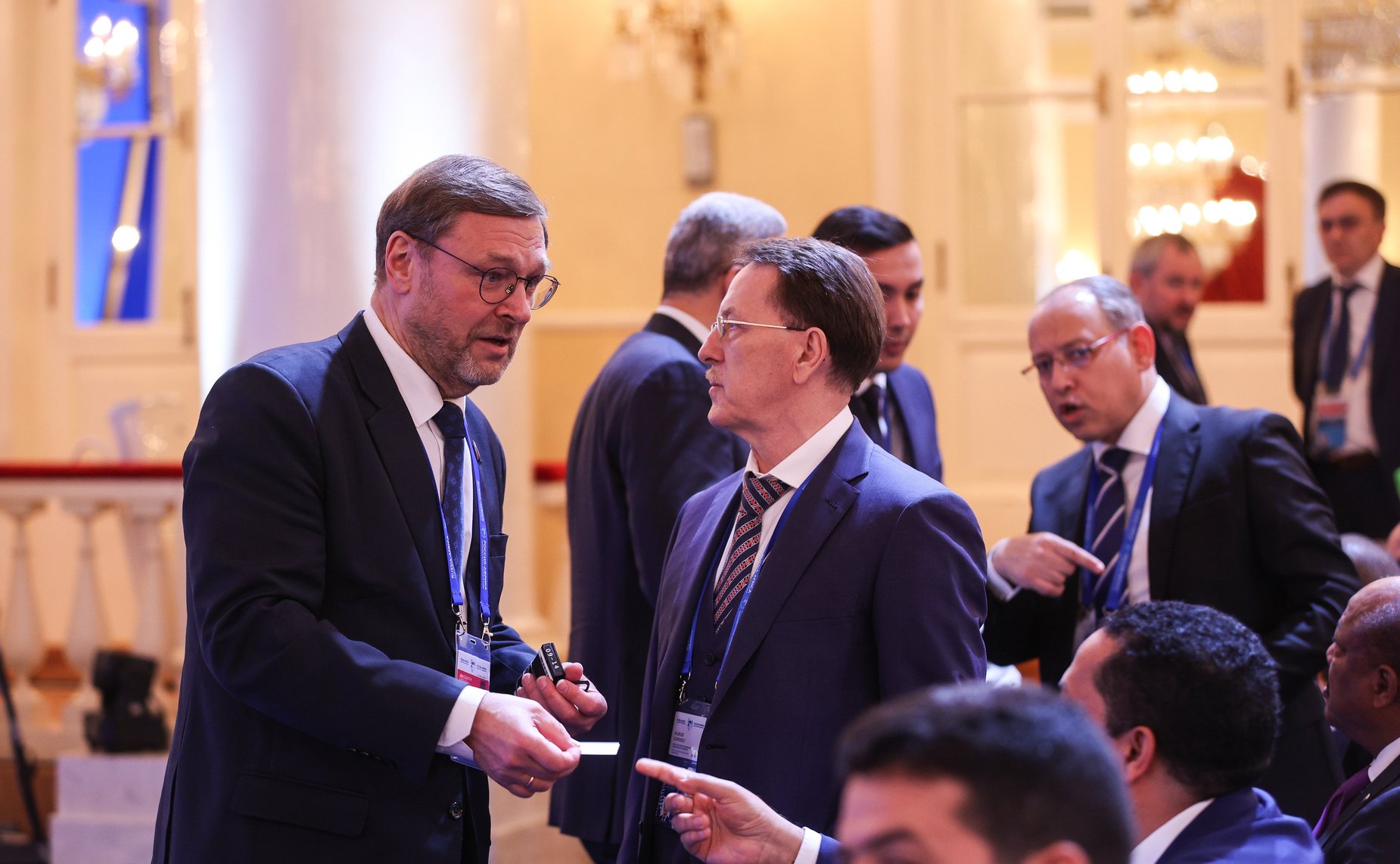 Пленарное заседание второй Международной парламентской конференции «Россия – Африка»